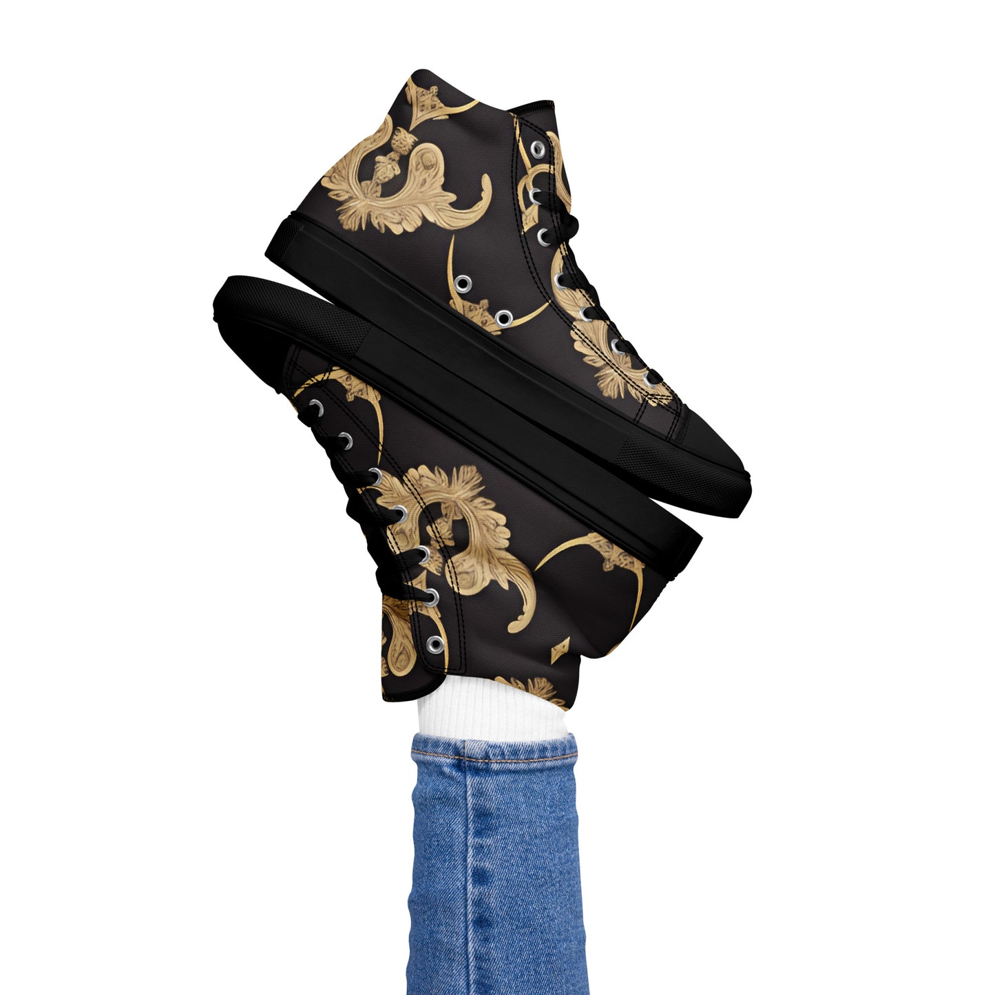 Women’s high top canvas shoes