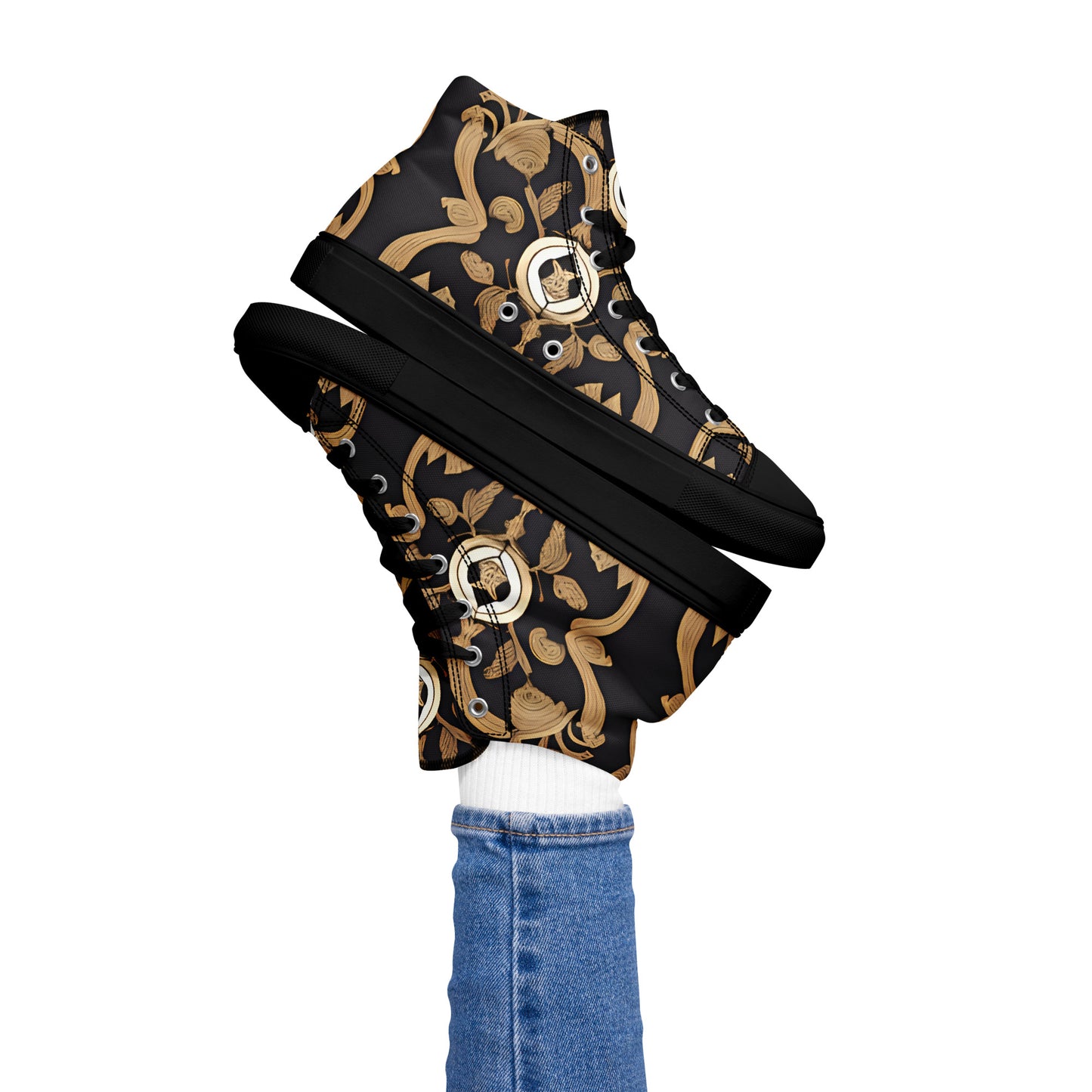 Women’s high top canvas shoes