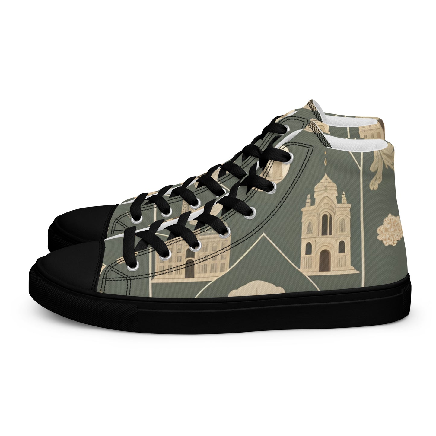 Women’s high top canvas shoes