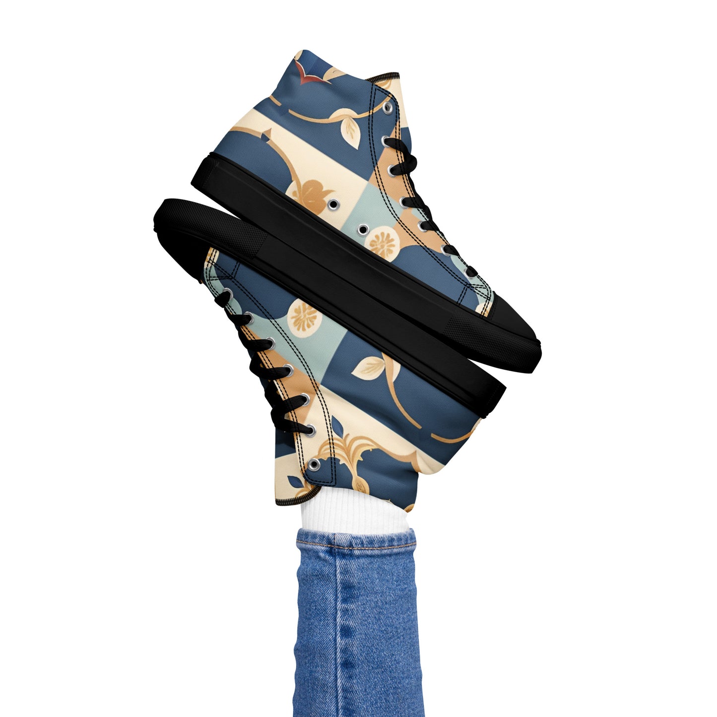 Women’s high top canvas shoes