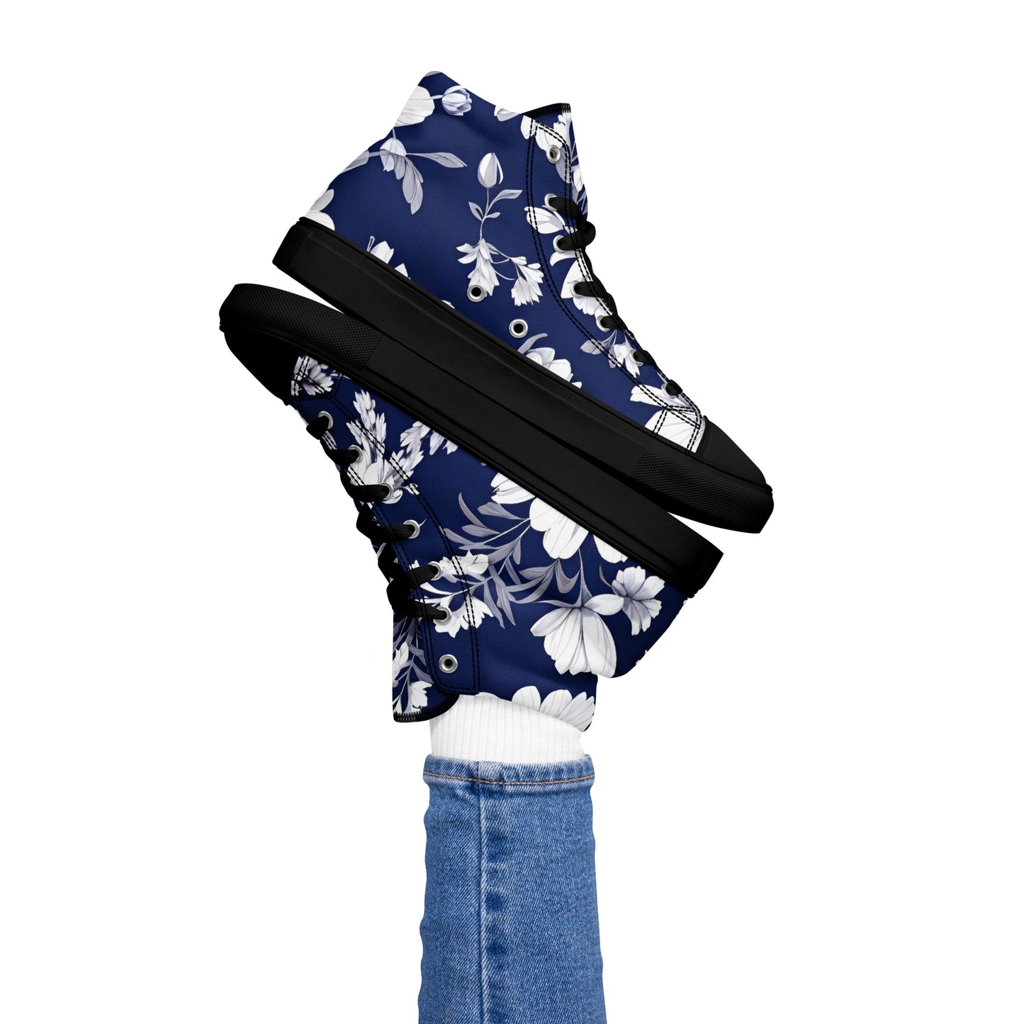 Women’s high top canvas shoes