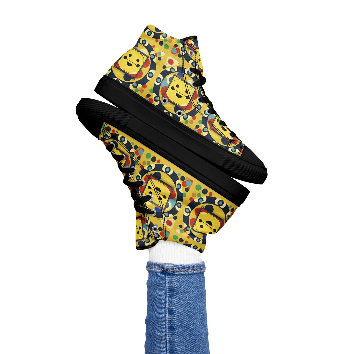 Women’s high top canvas shoes