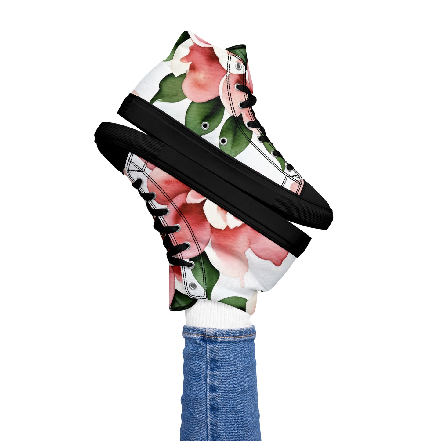 Women’s high top canvas shoes