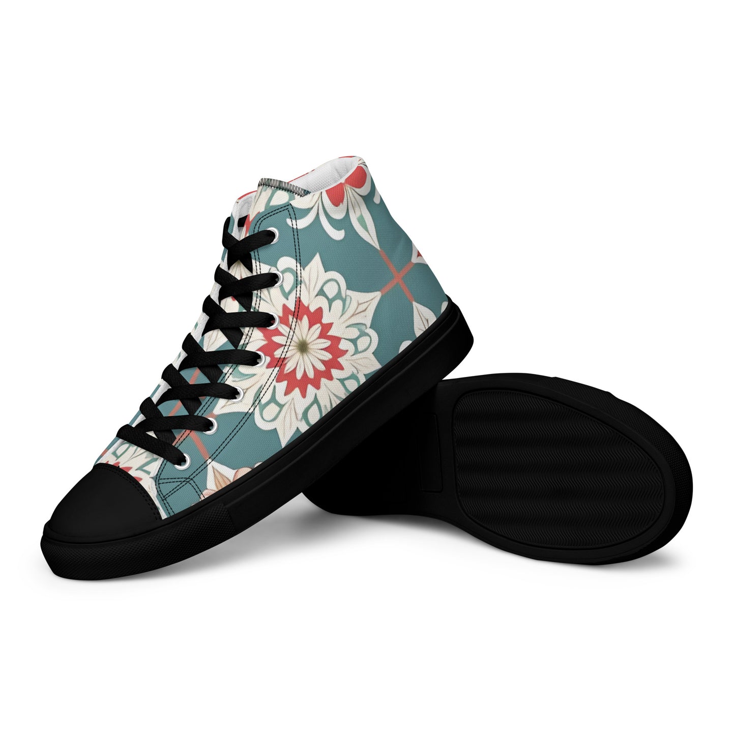 Women’s high top canvas shoes