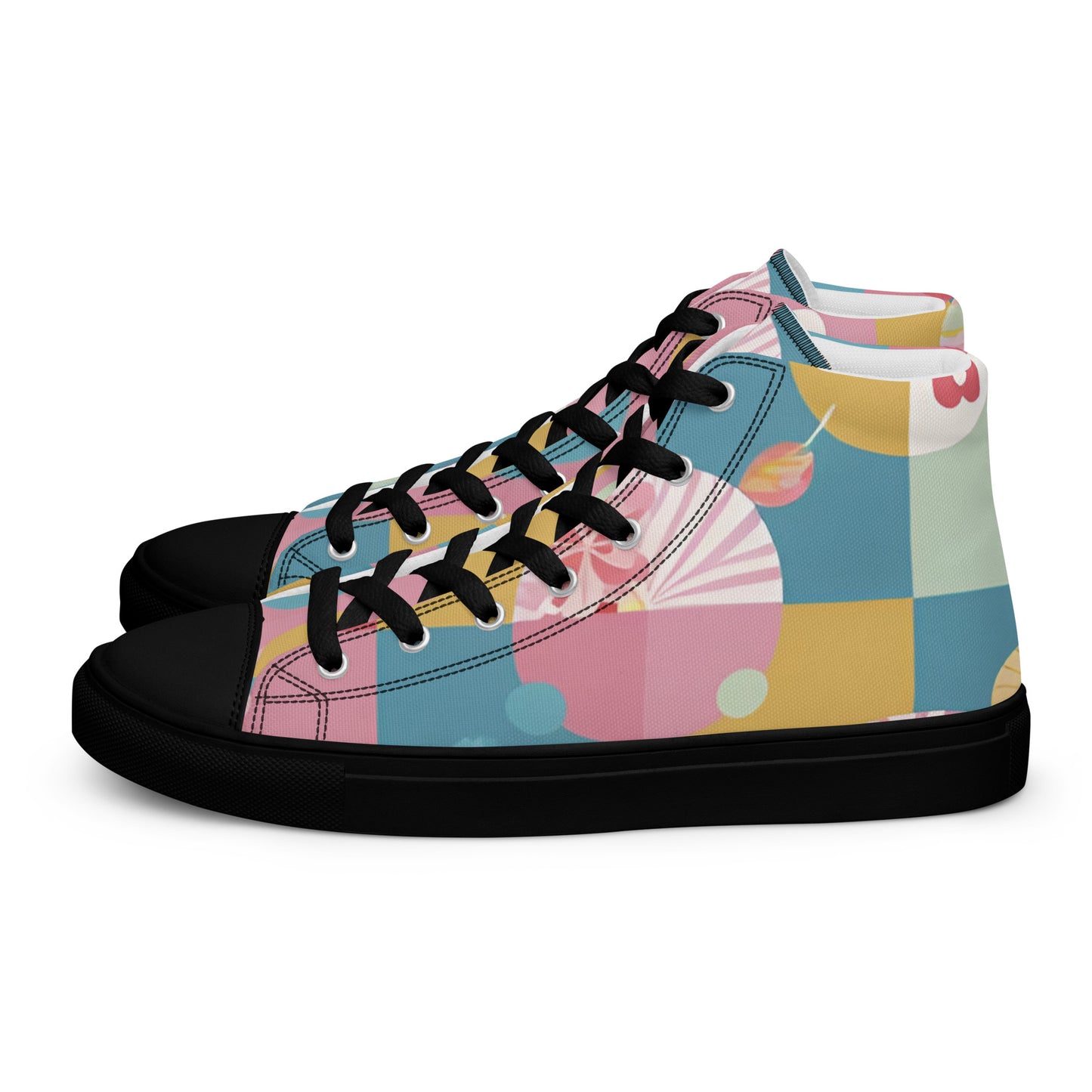 Women’s high top canvas shoes