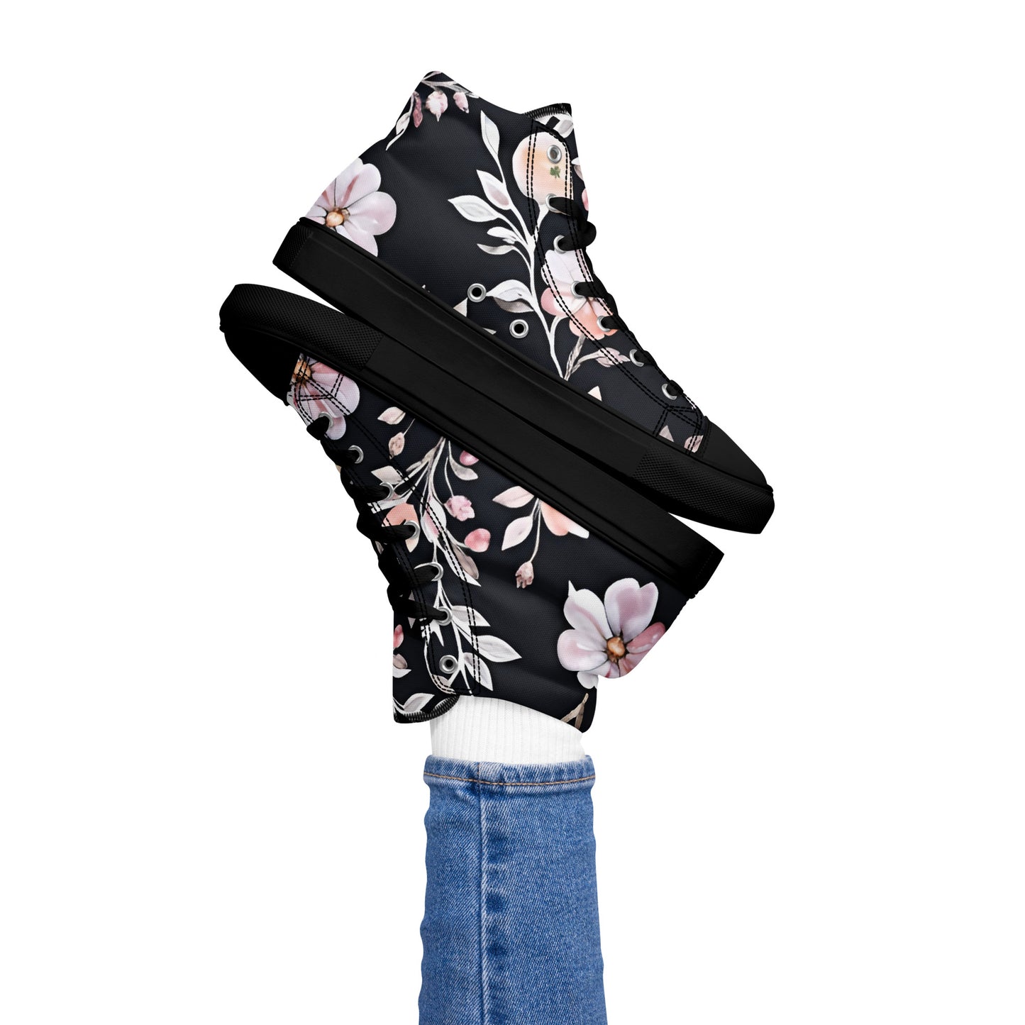 Women’s high top canvas shoes