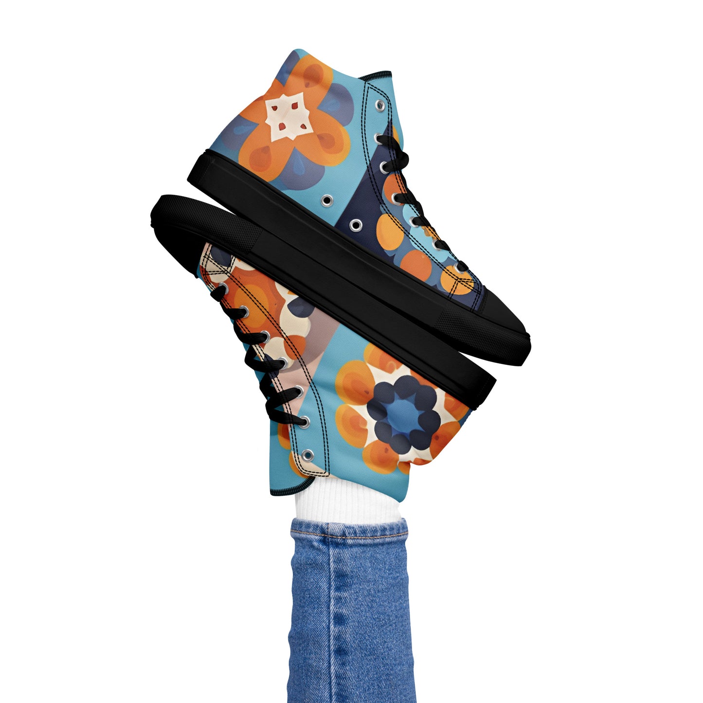 Women’s high top canvas shoes