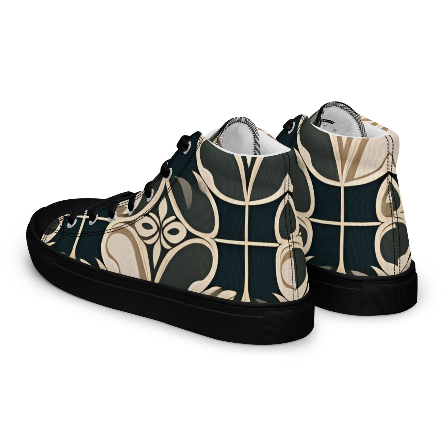 Women’s high top canvas shoes