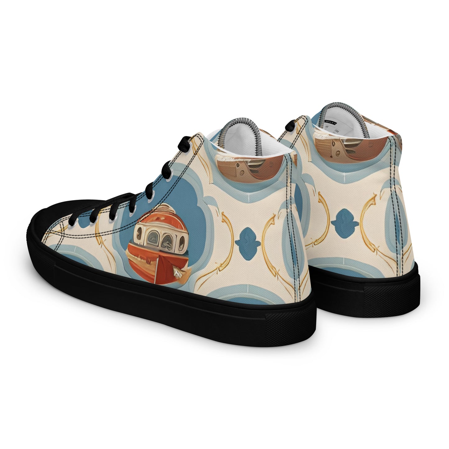 Women’s high top canvas shoes