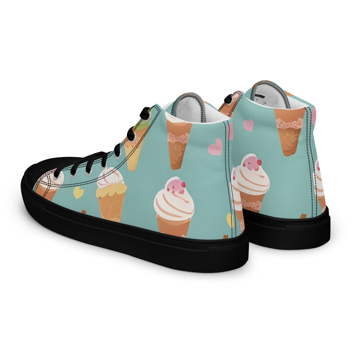 Women’s high top canvas shoes