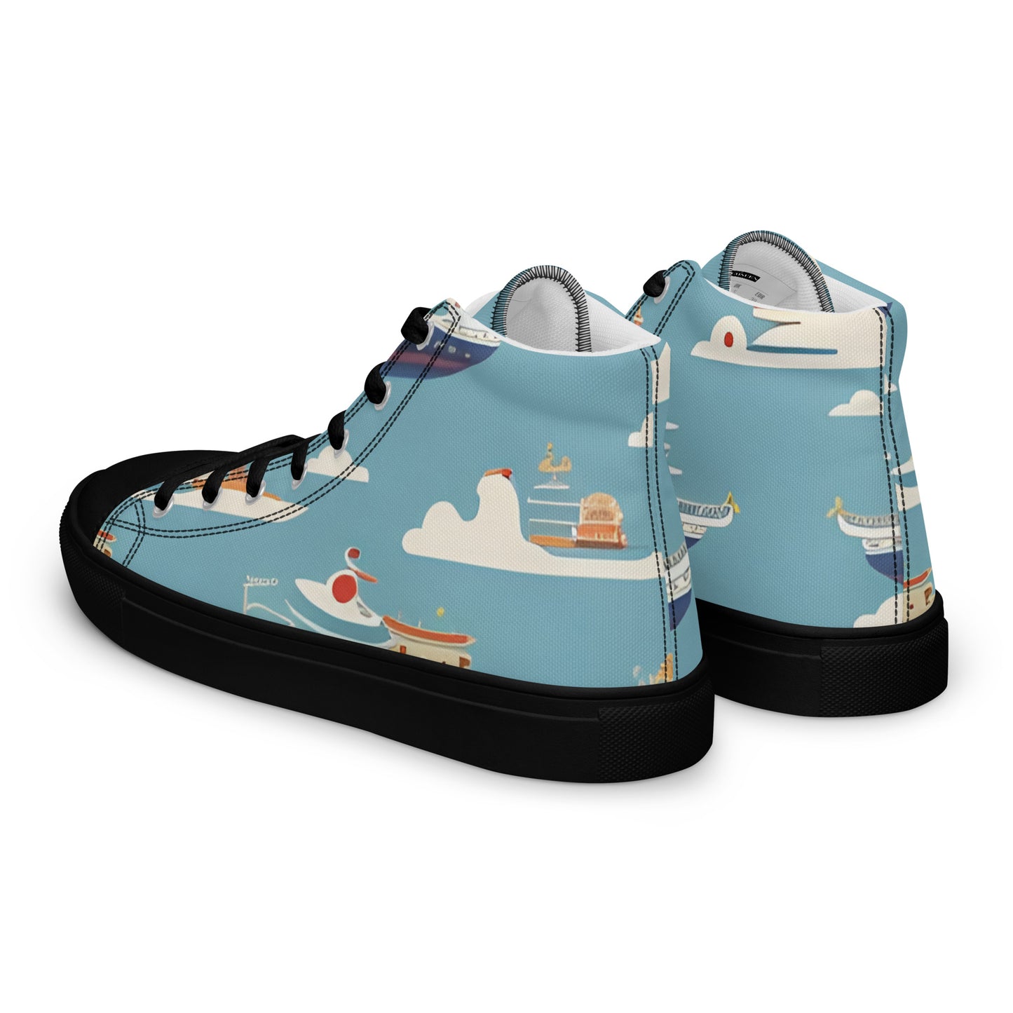 Women’s high top canvas shoes