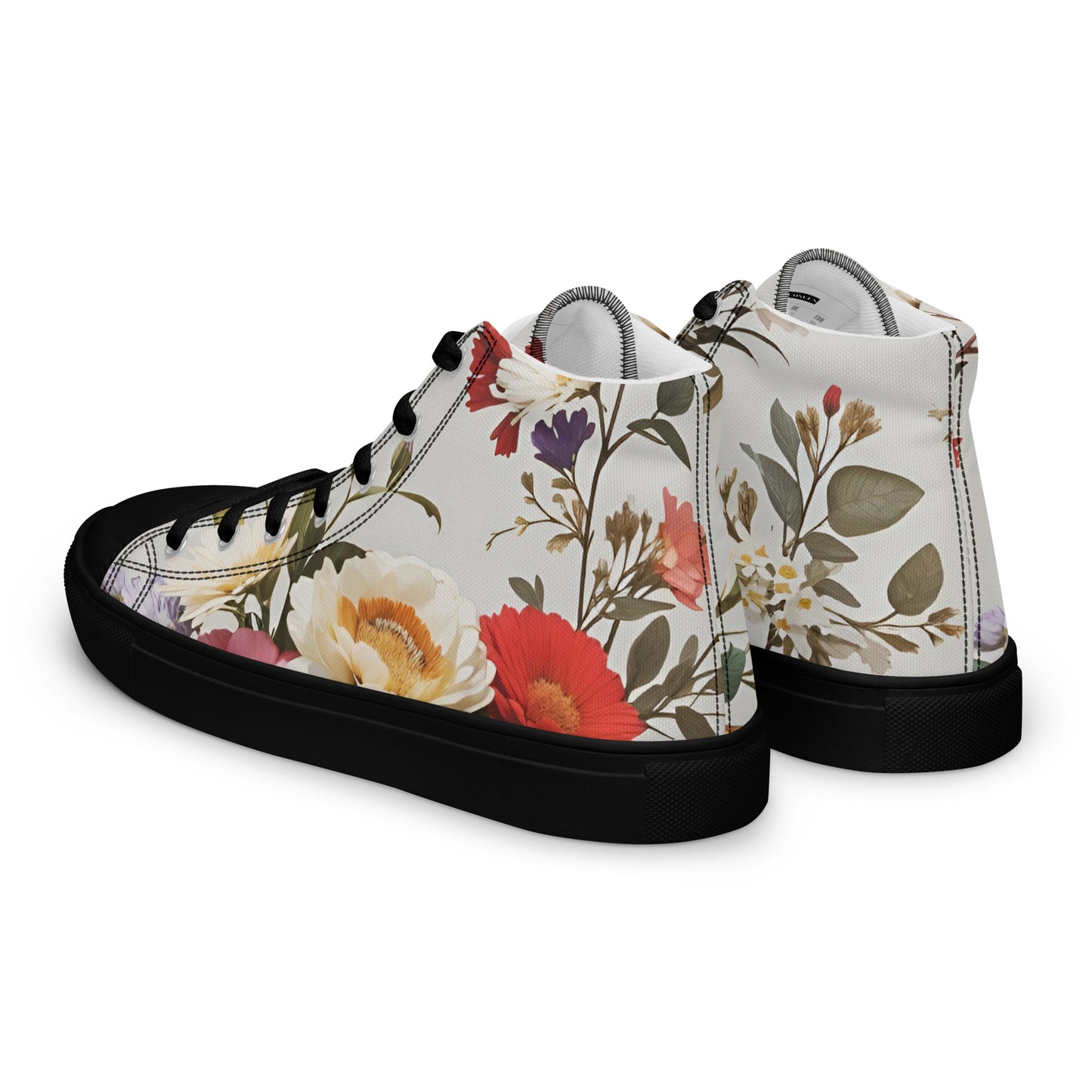 Women’s high top canvas shoes