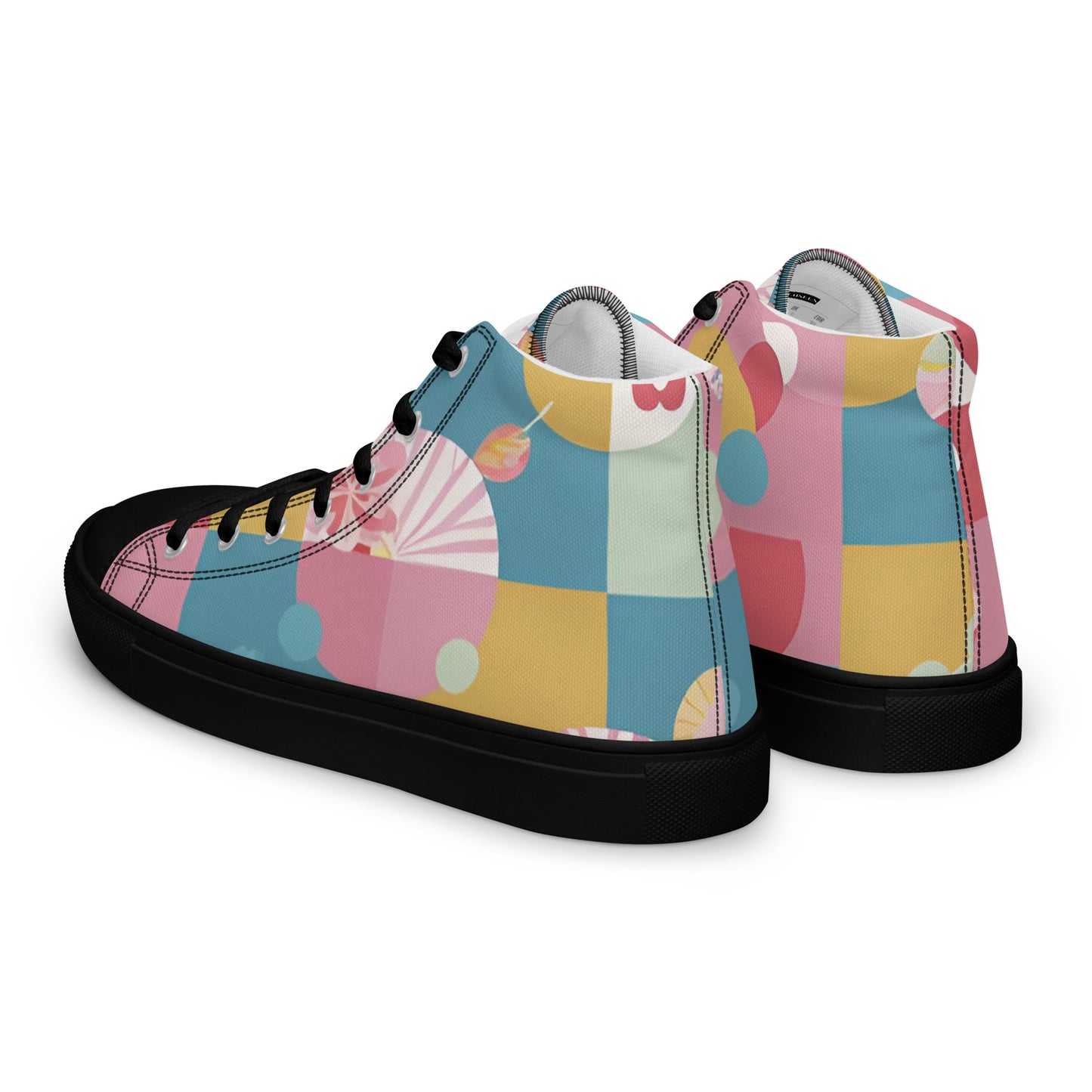 Women’s high top canvas shoes