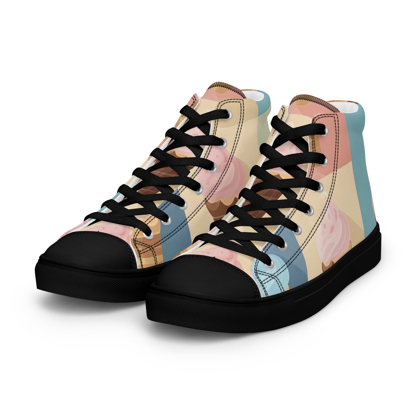 Women’s high top canvas shoes