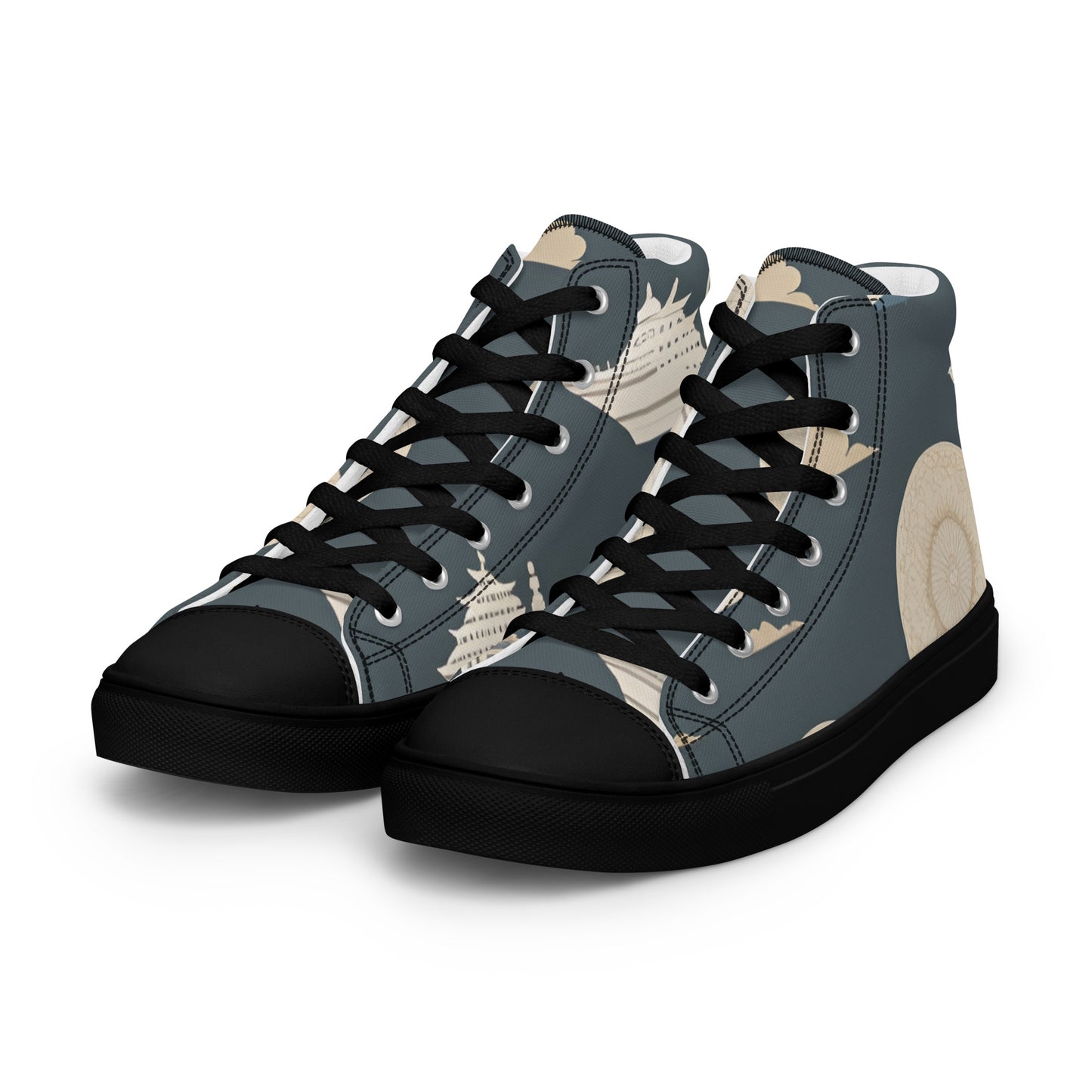 Women’s high top canvas shoes