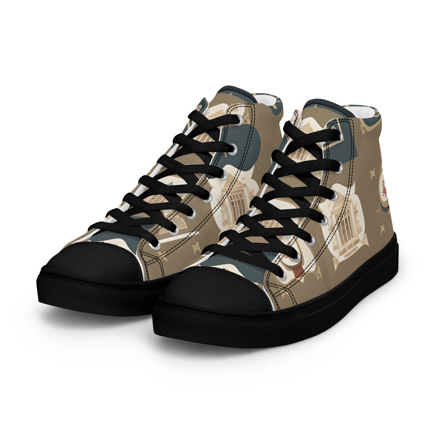 Women’s high top canvas shoes