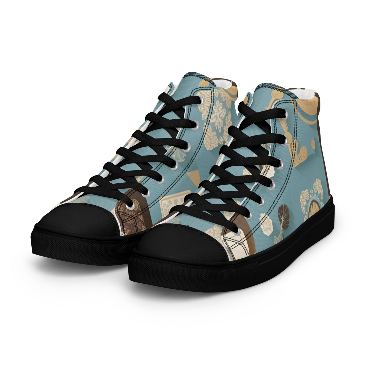 Women’s high top canvas shoes