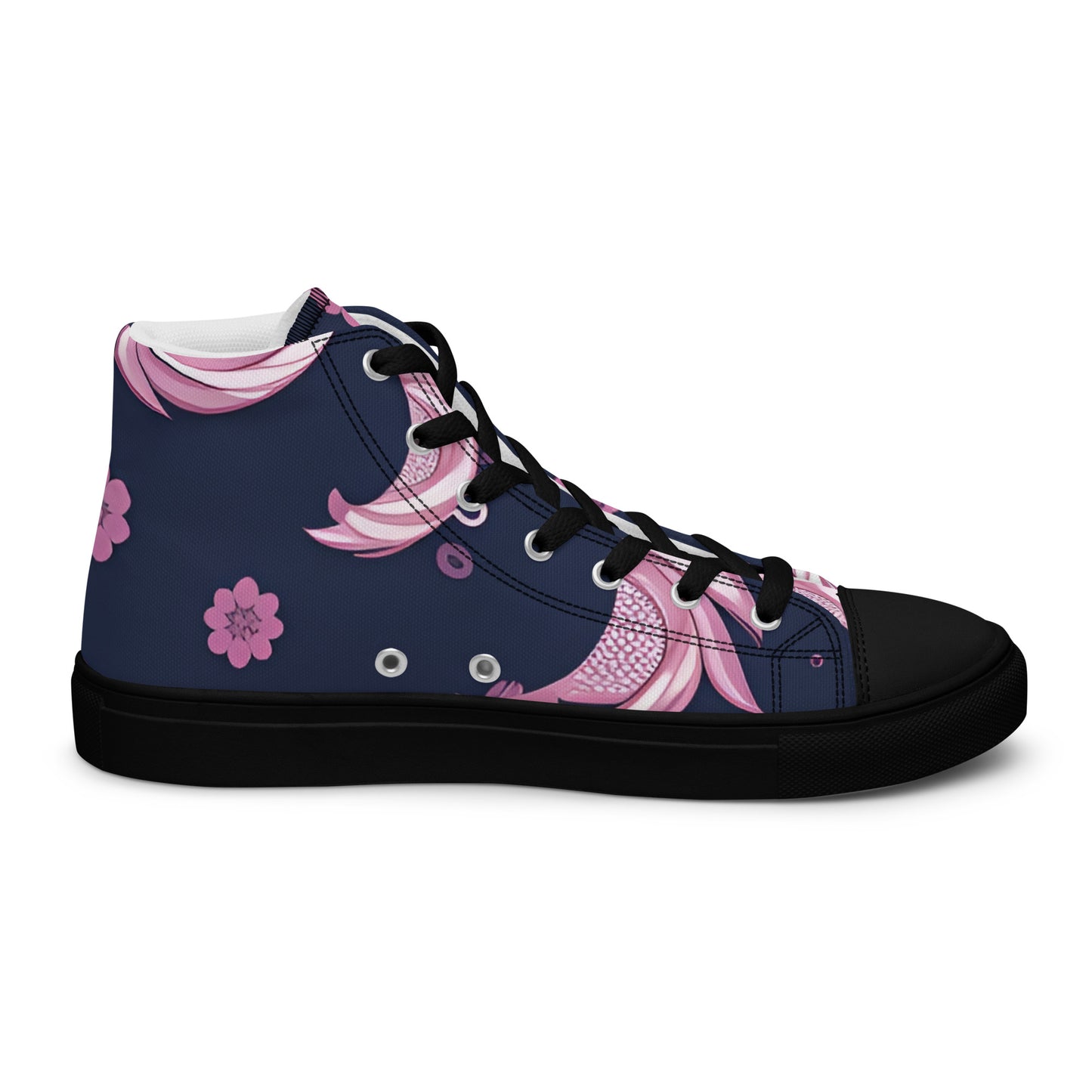 Women’s high top canvas shoes