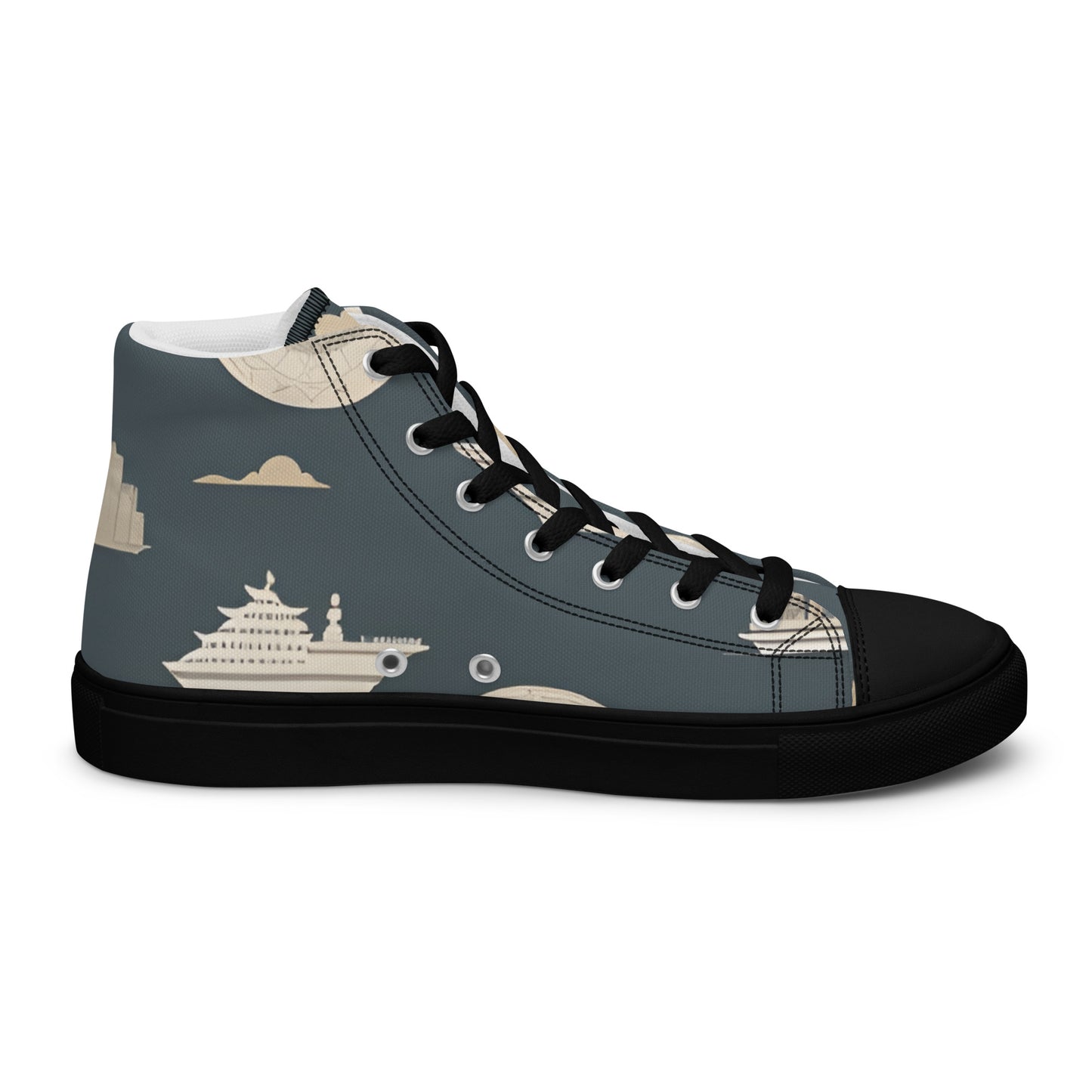 Women’s high top canvas shoes