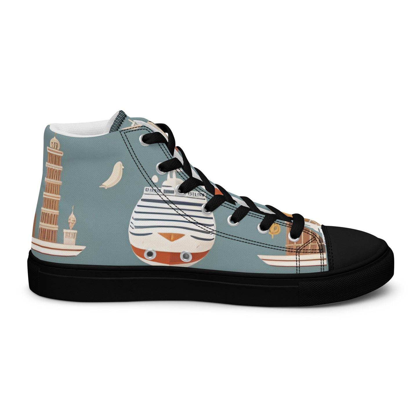 Women’s high top canvas shoes