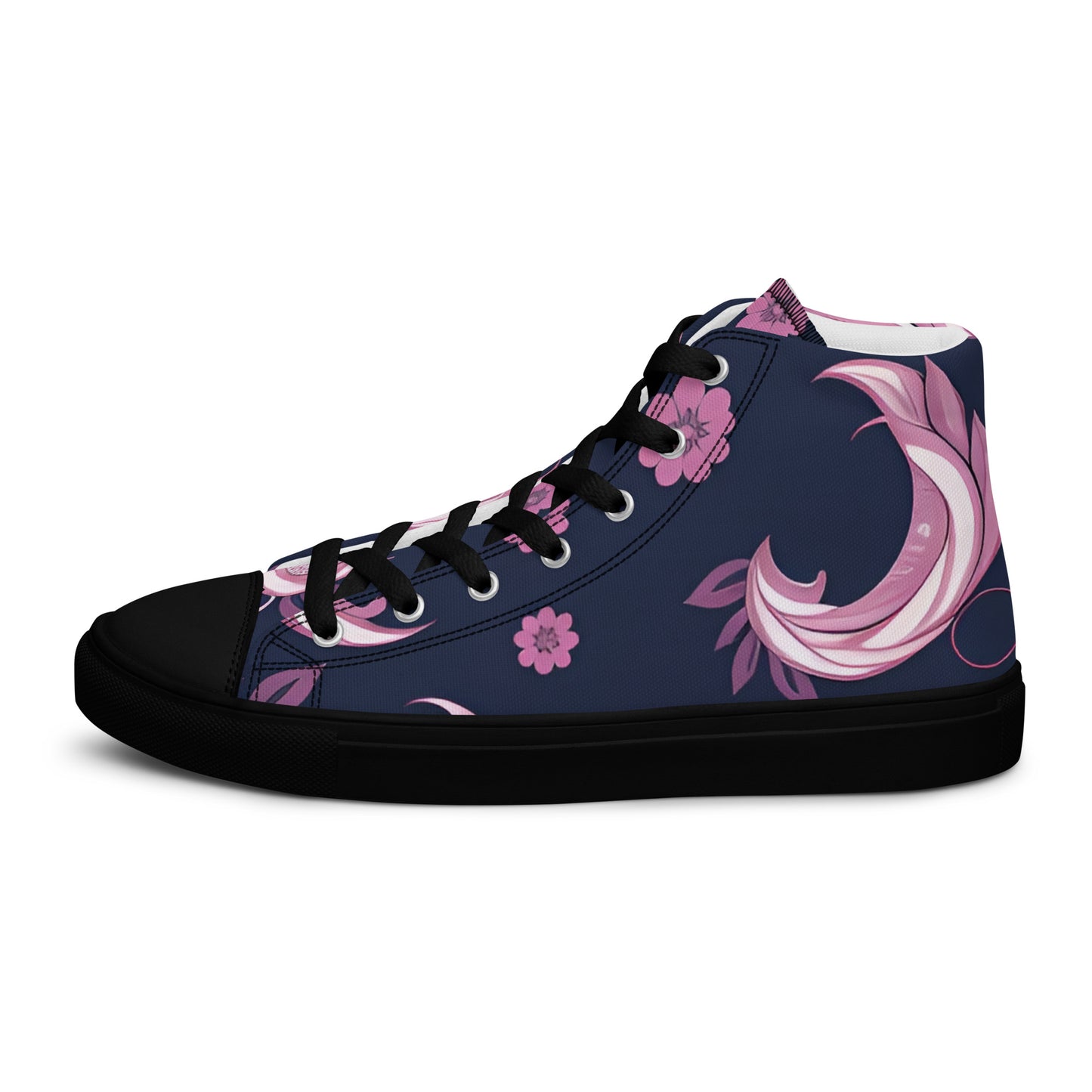 Women’s high top canvas shoes