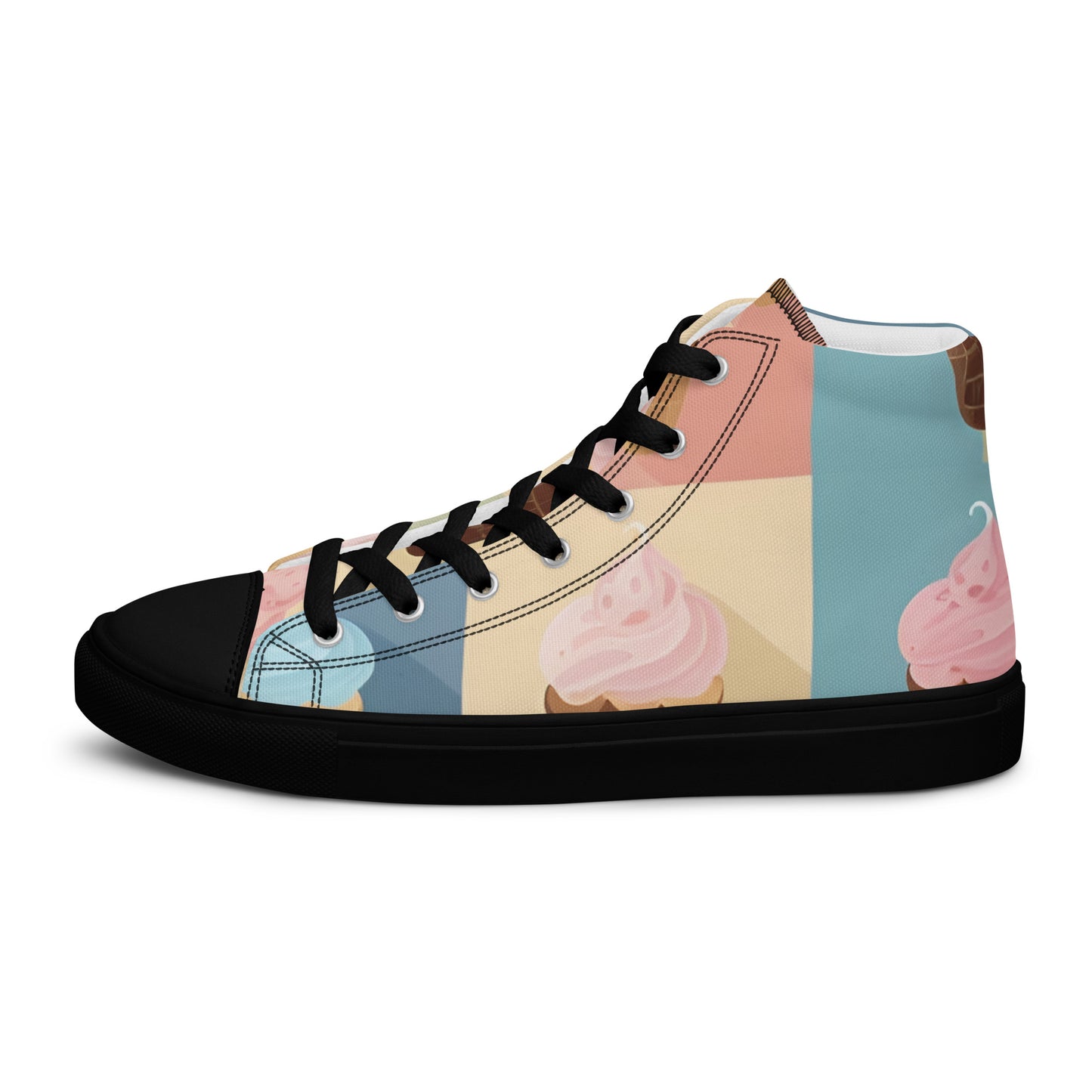 Women’s high top canvas shoes