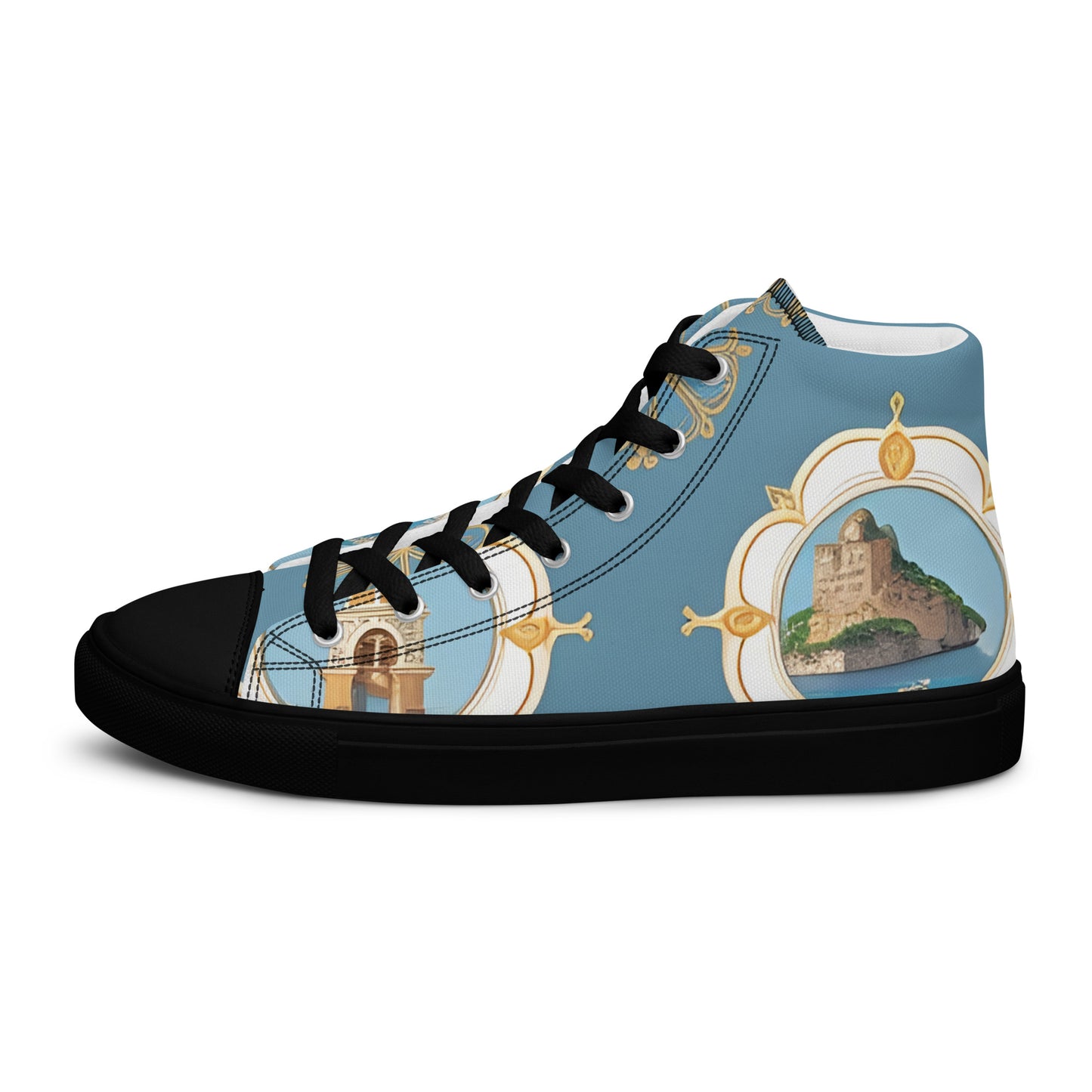 Women’s high top canvas shoes