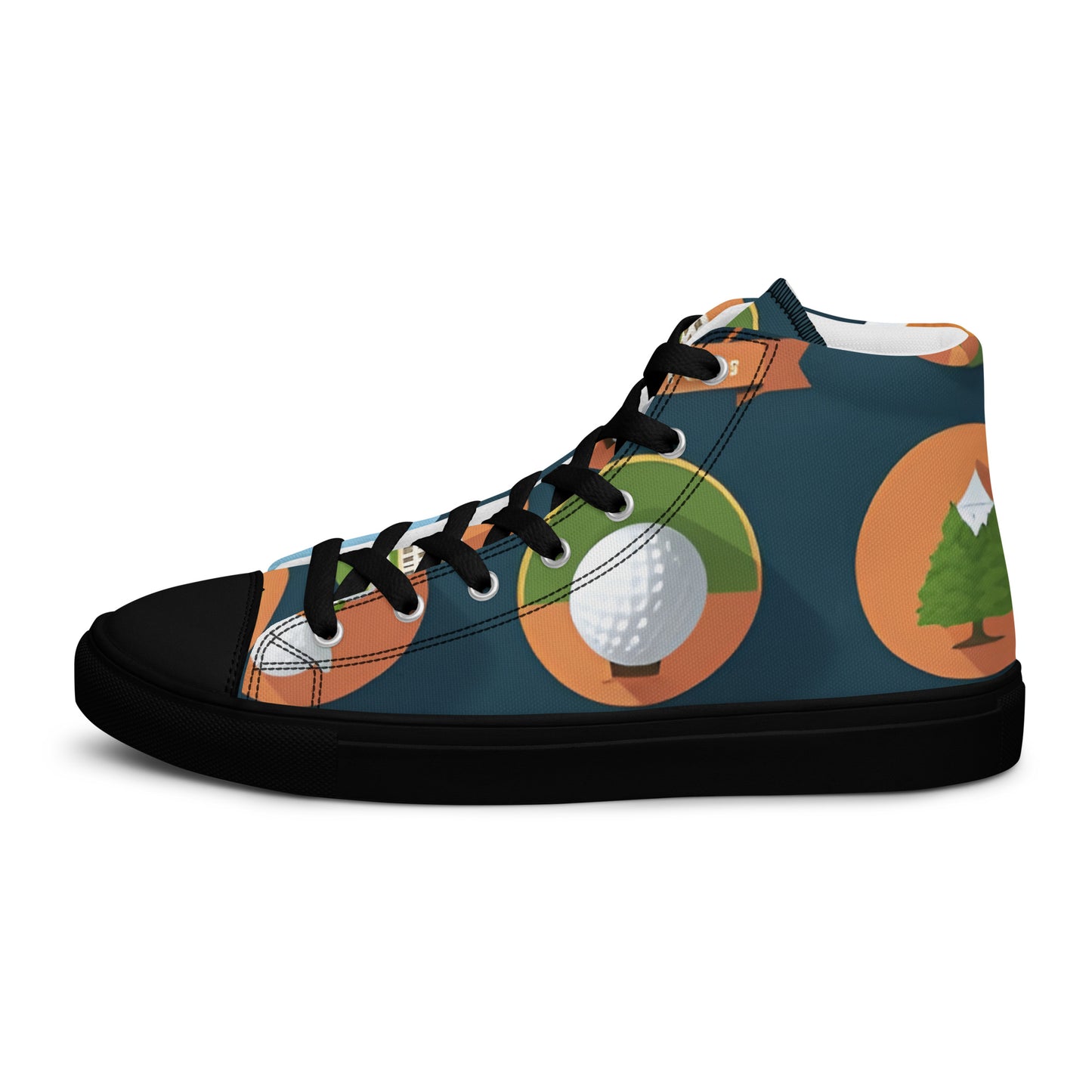 Women’s high top canvas shoes