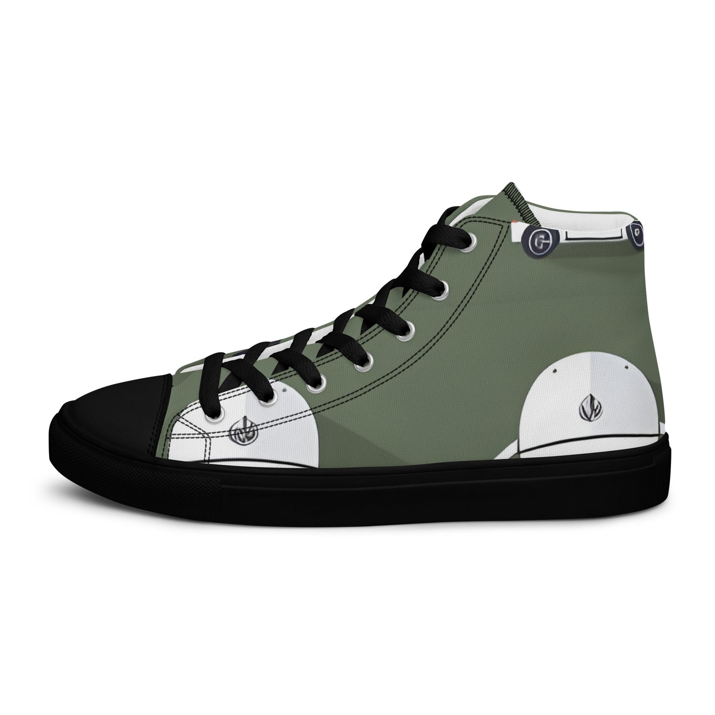 Women’s high top canvas shoes