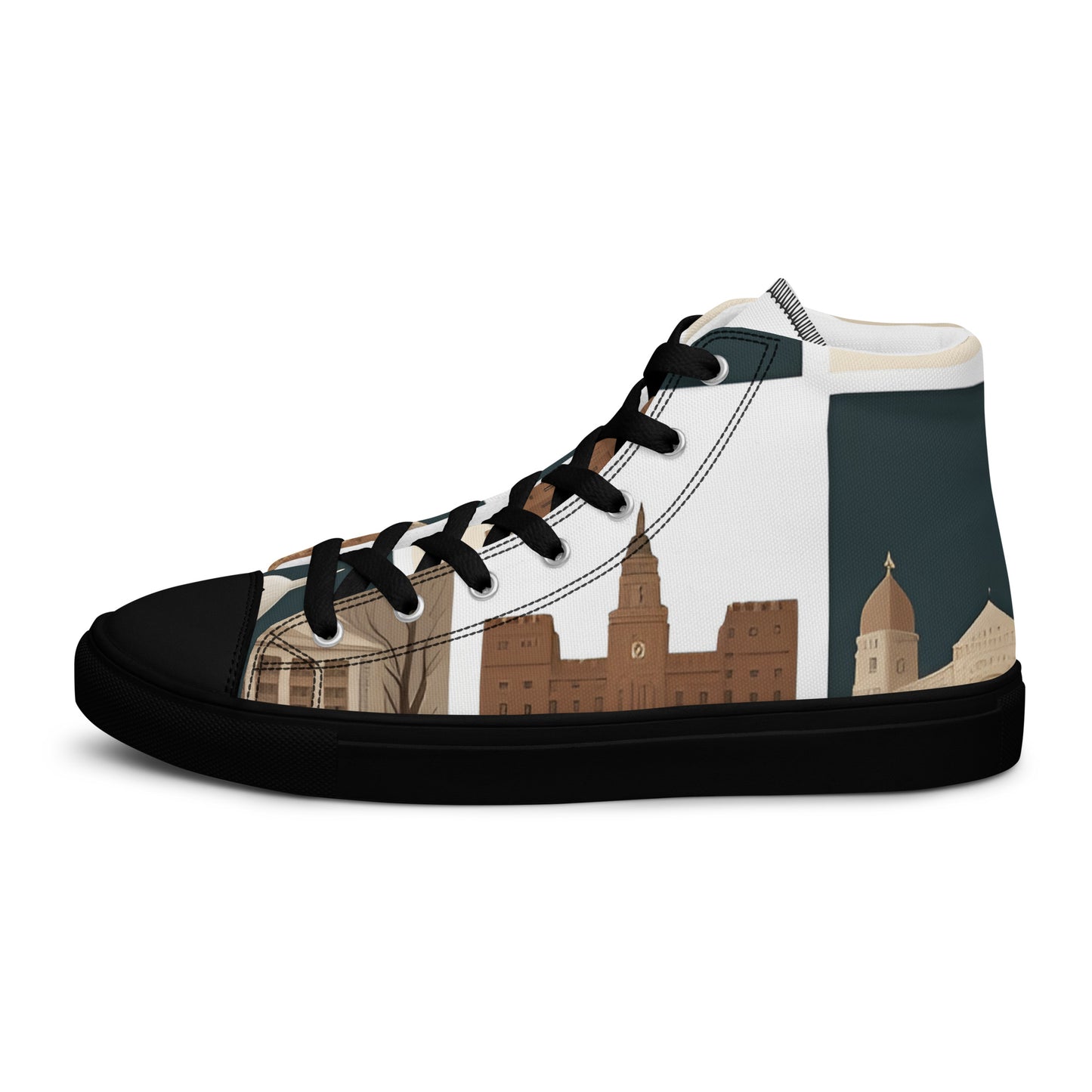 Women’s high top canvas shoes