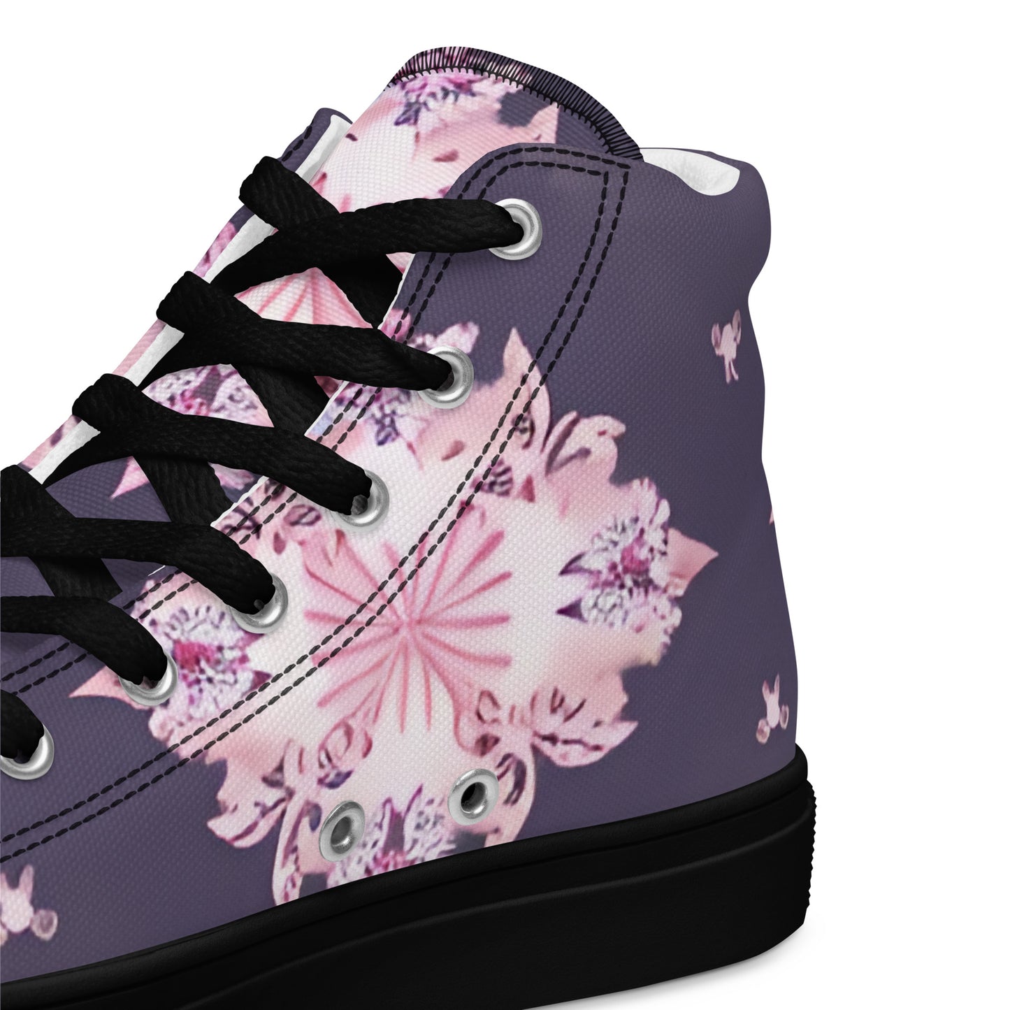 Women’s high top canvas shoes