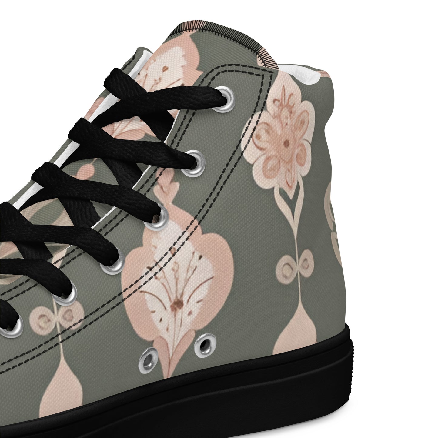 Women’s high top canvas shoes