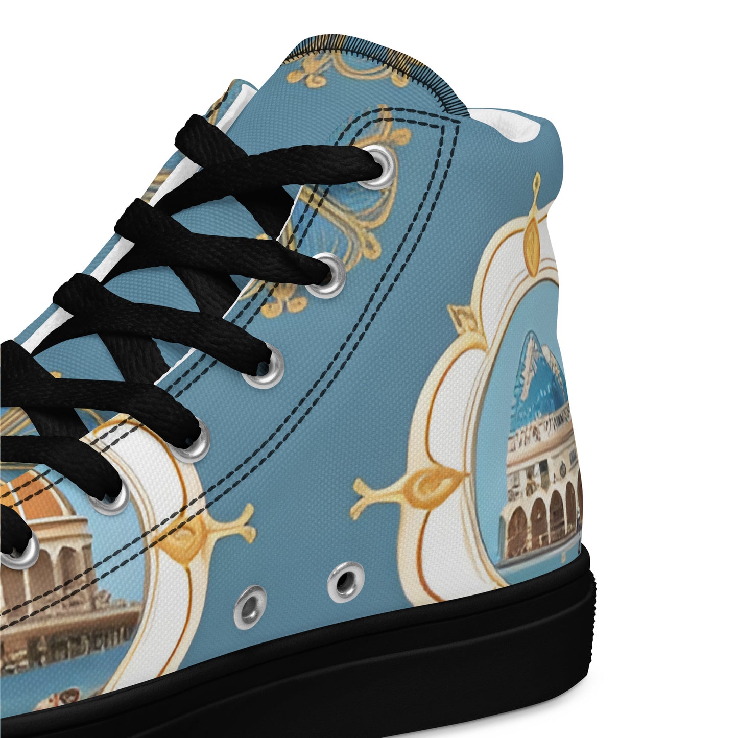 Women’s high top canvas shoes