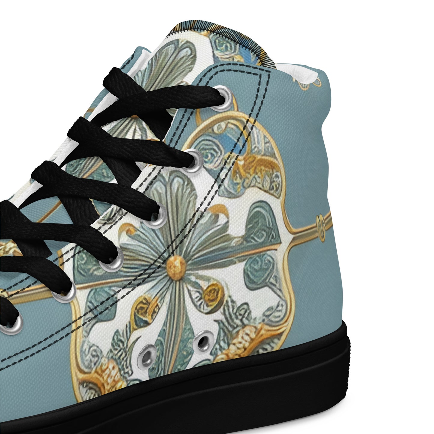 Women’s high top canvas shoes