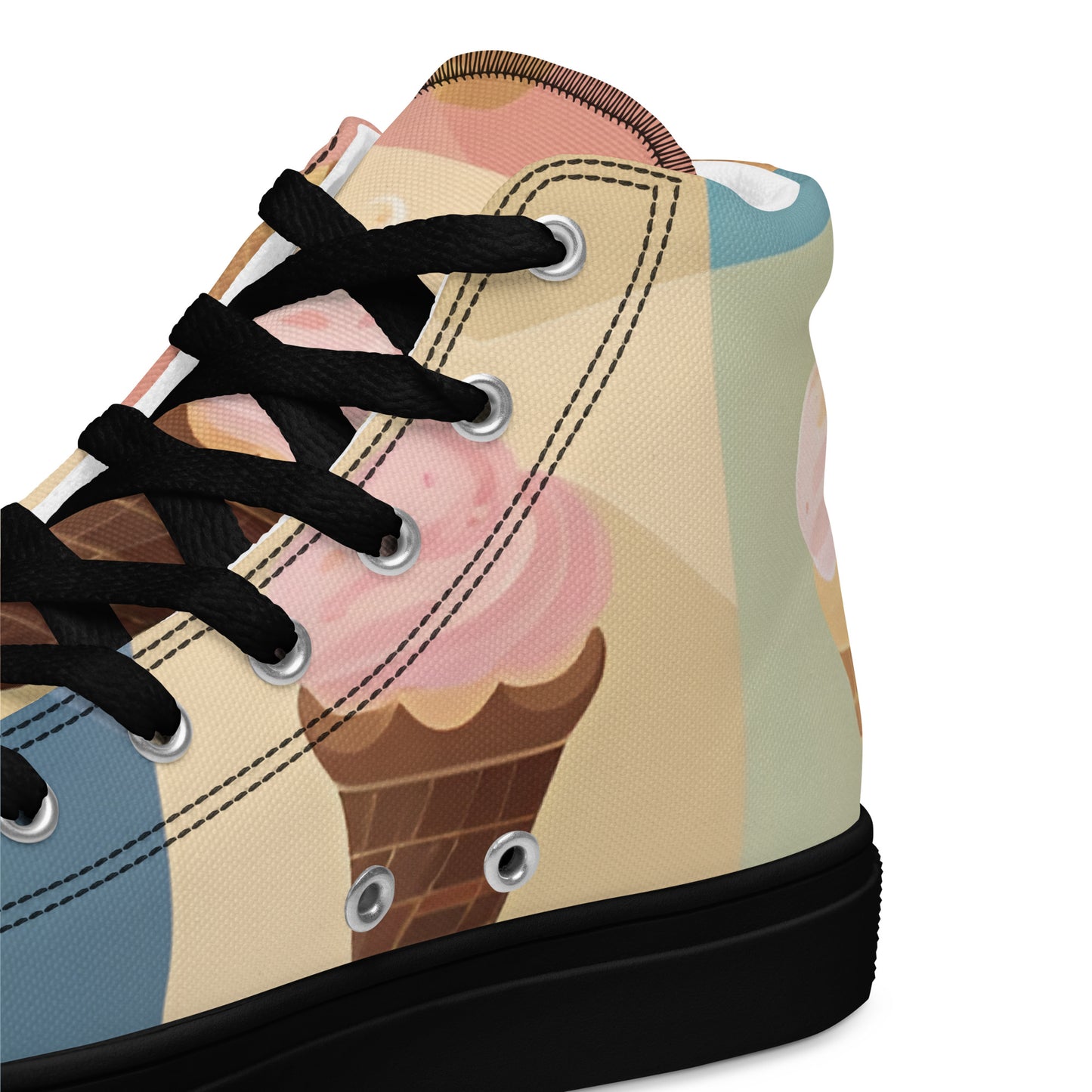 Women’s high top canvas shoes