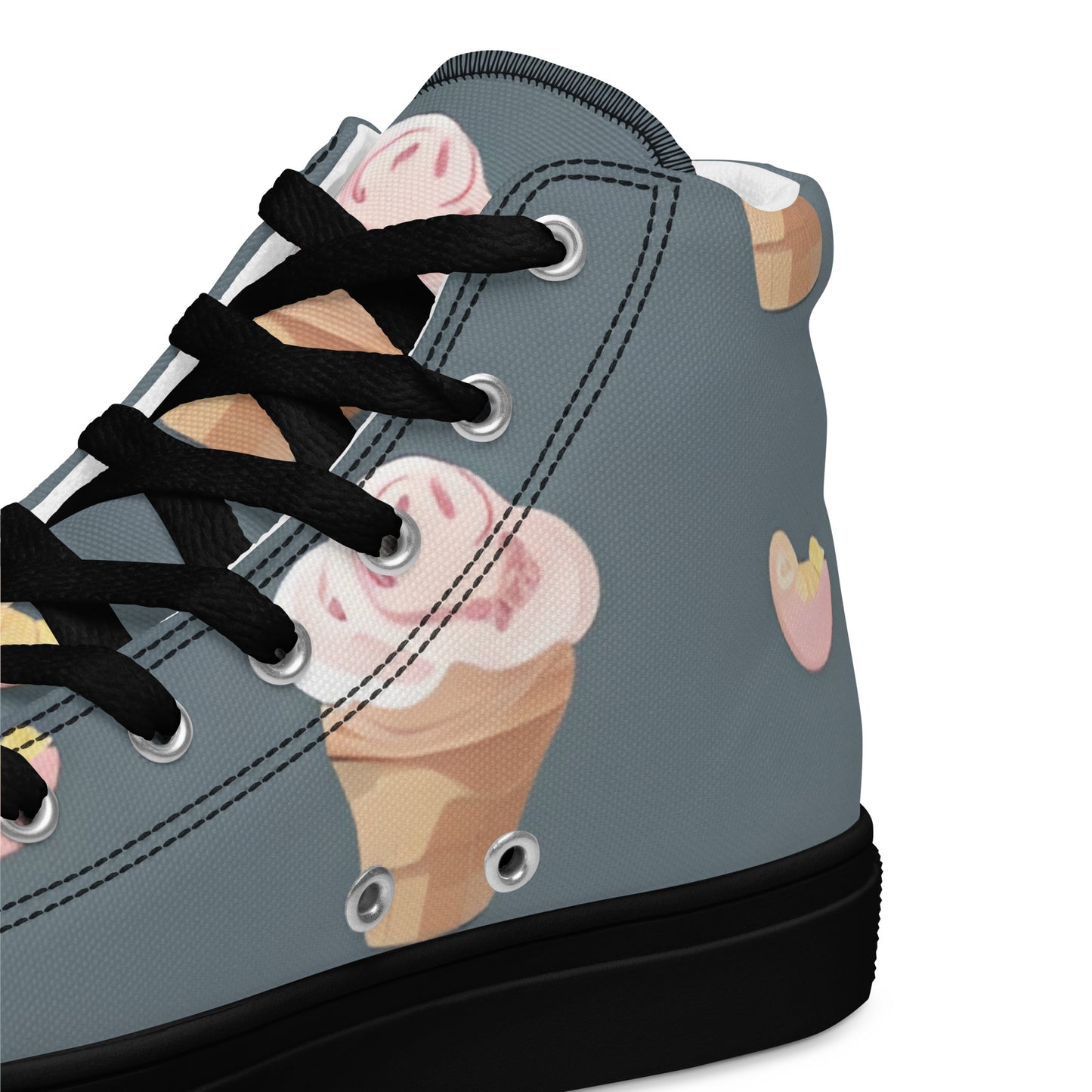 Women’s high top canvas shoes