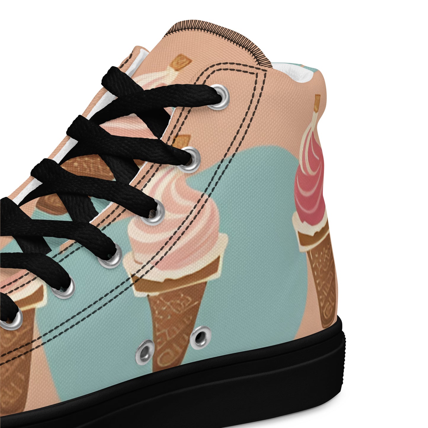 Women’s high top canvas shoes