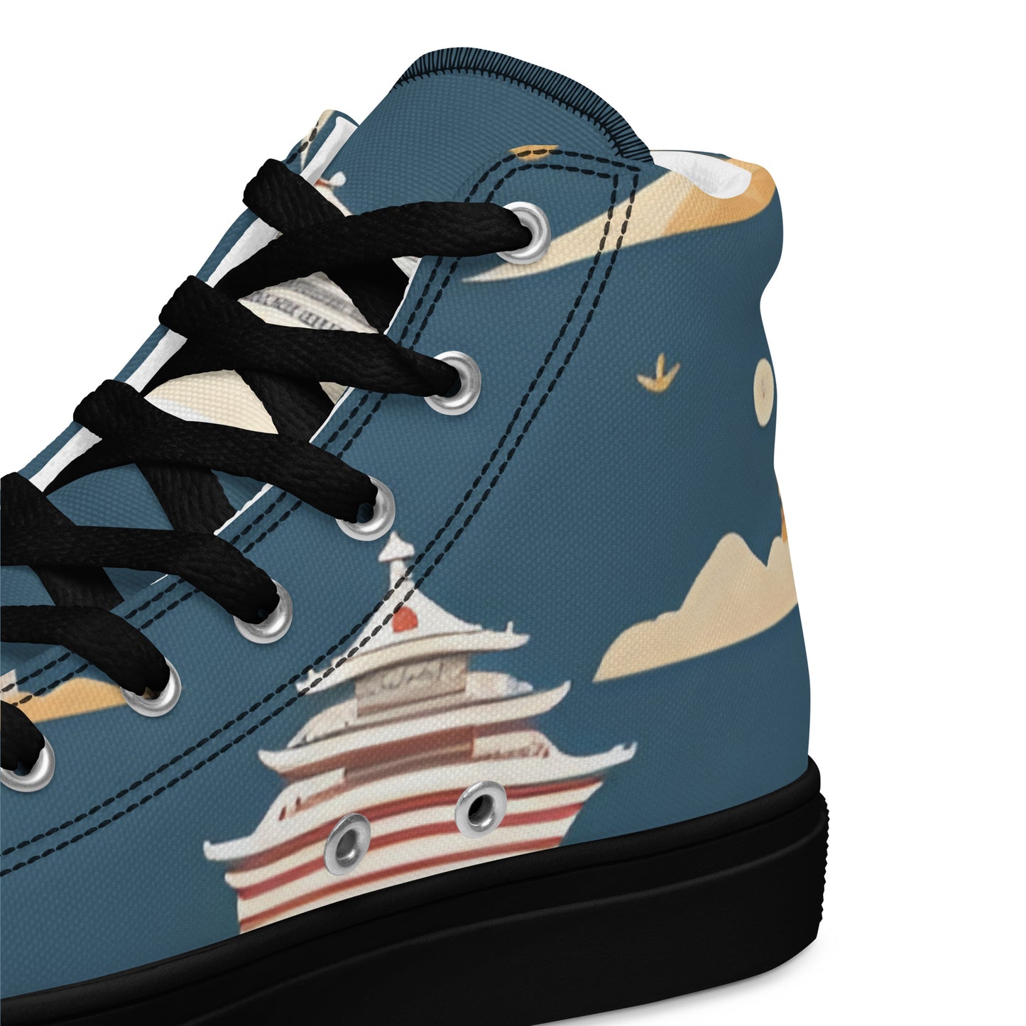 Women’s high top canvas shoes