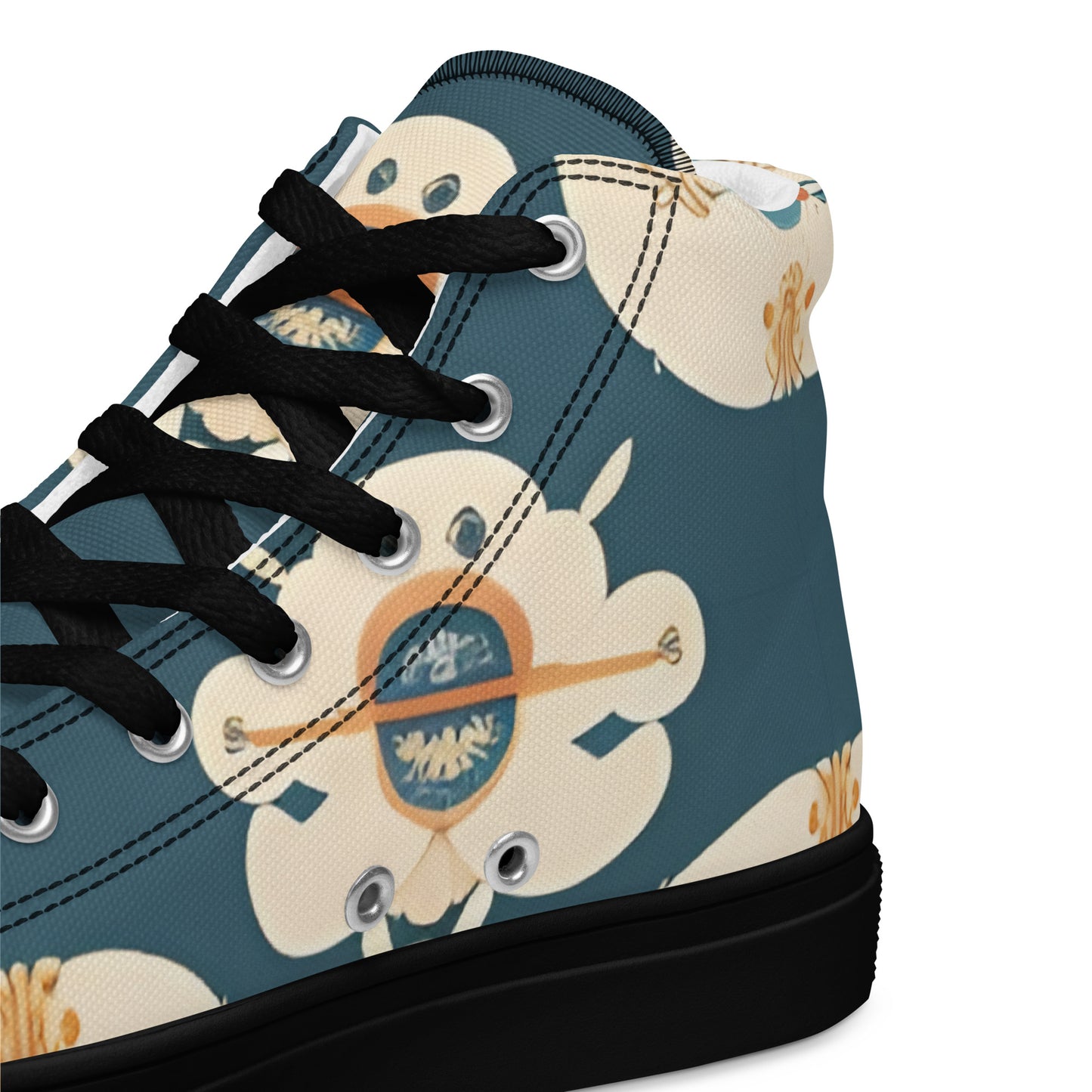 Women’s high top canvas shoes