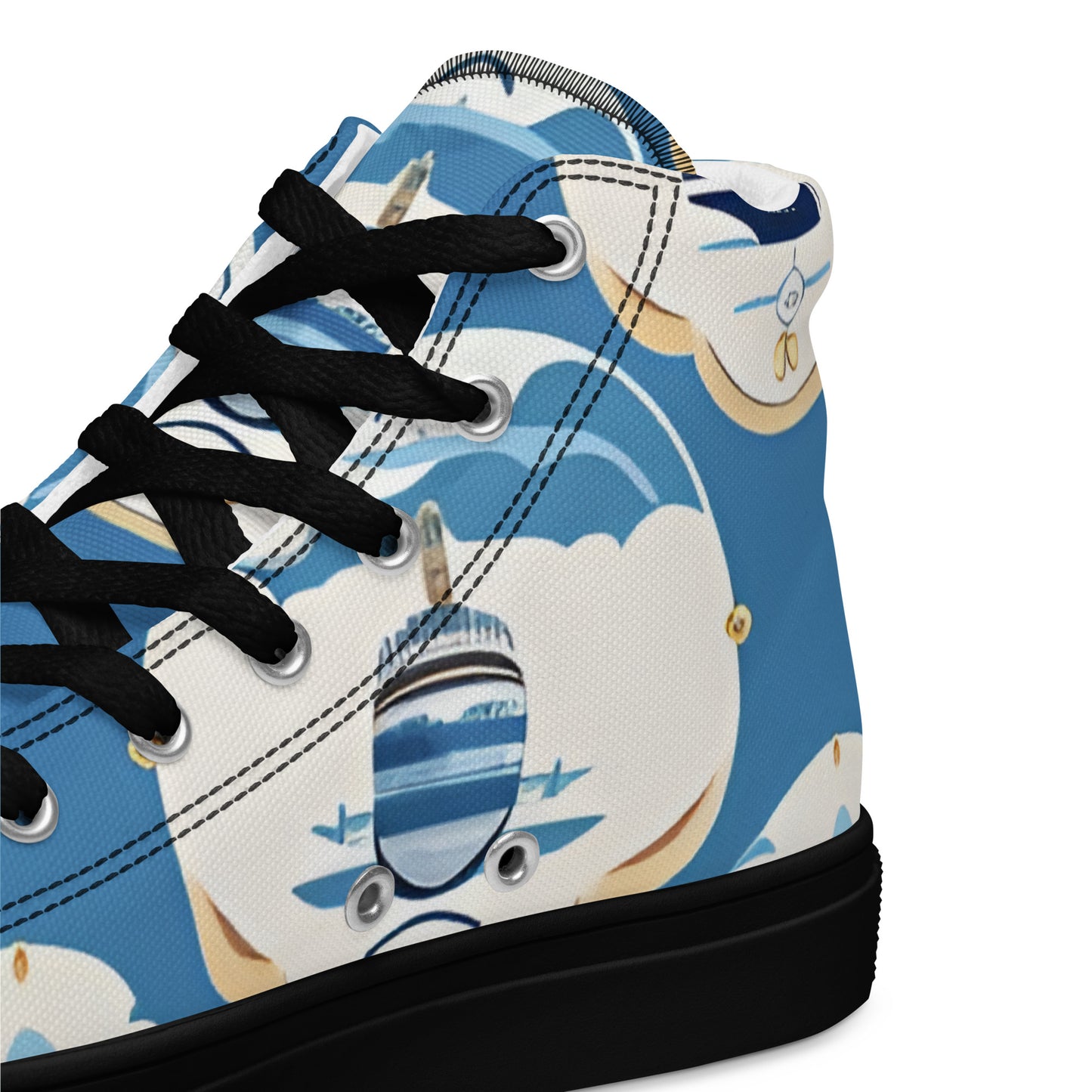 Women’s high top canvas shoes