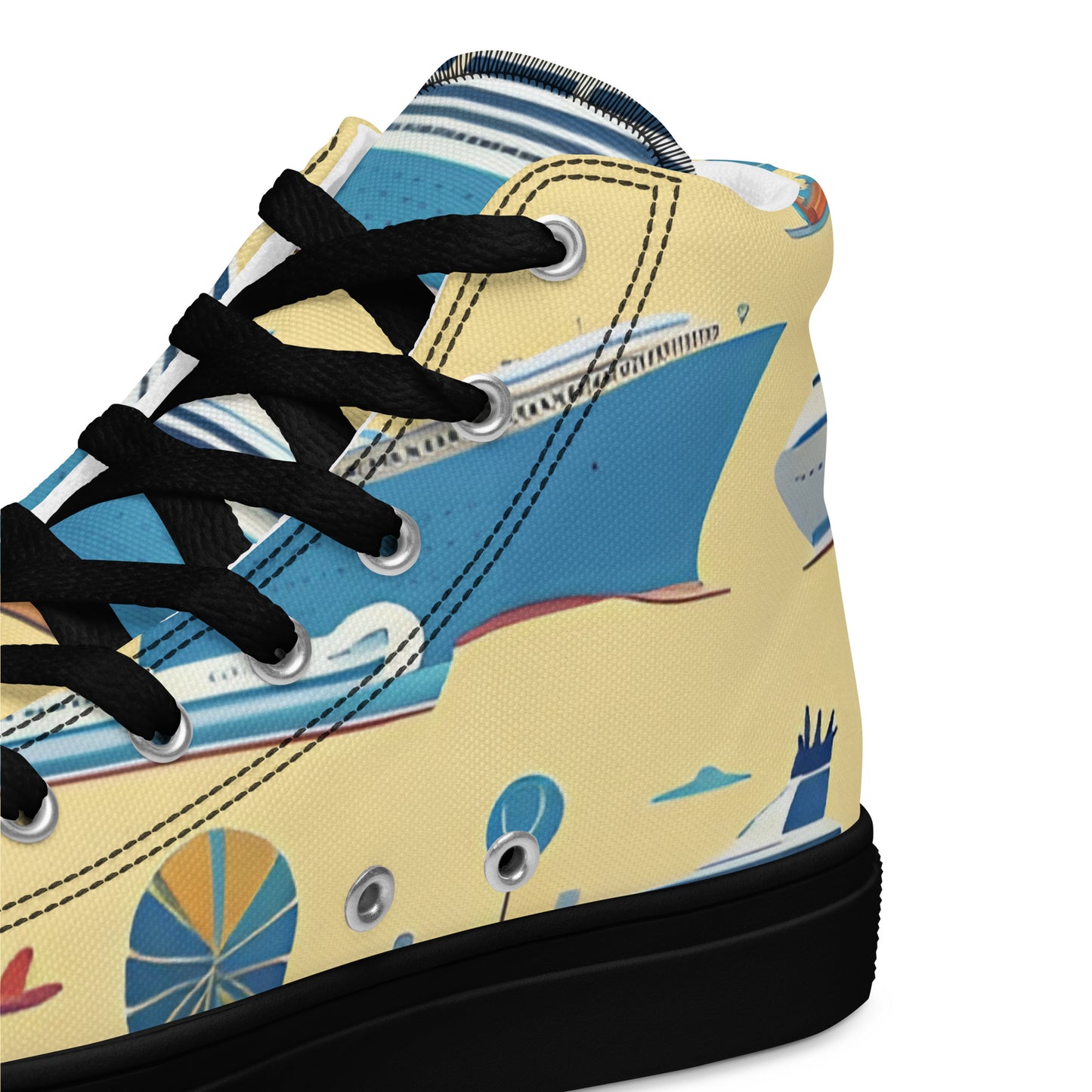 Women’s high top canvas shoes