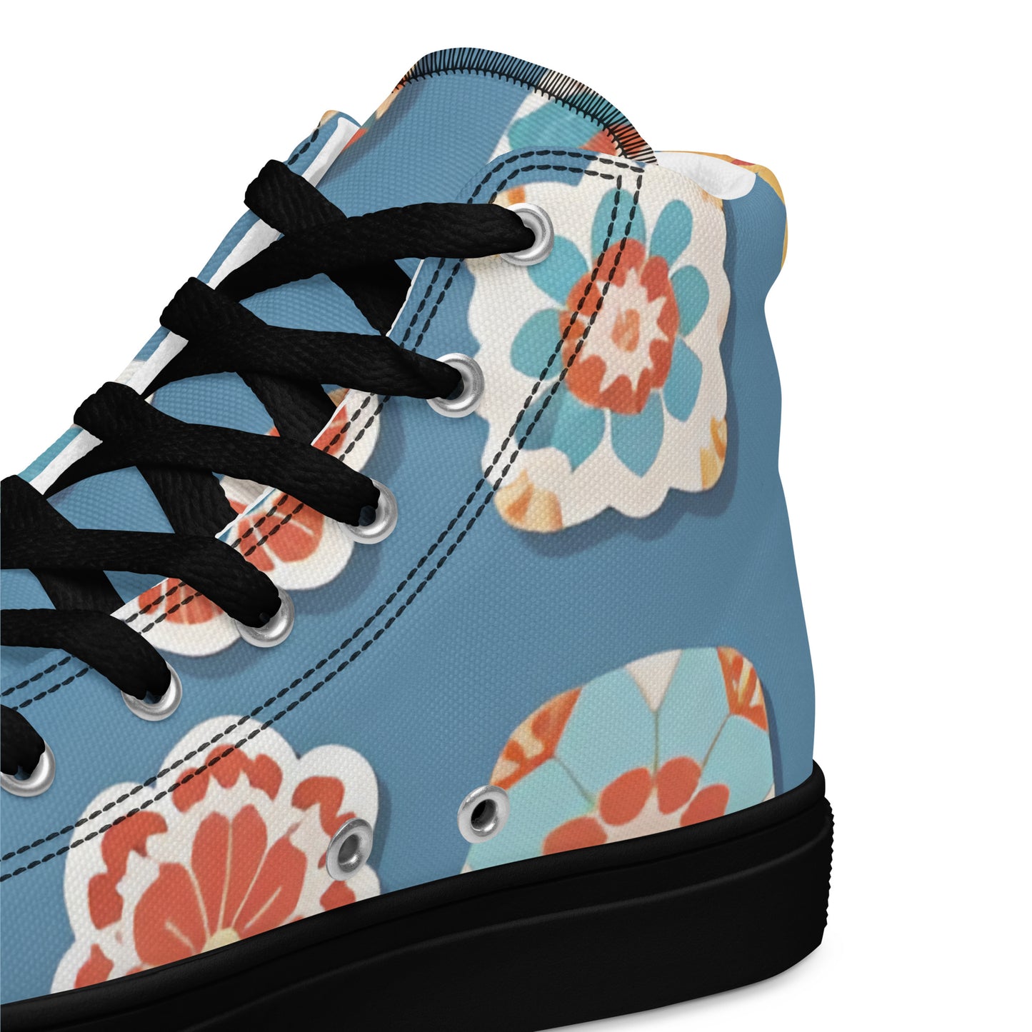 Women’s high top canvas shoes