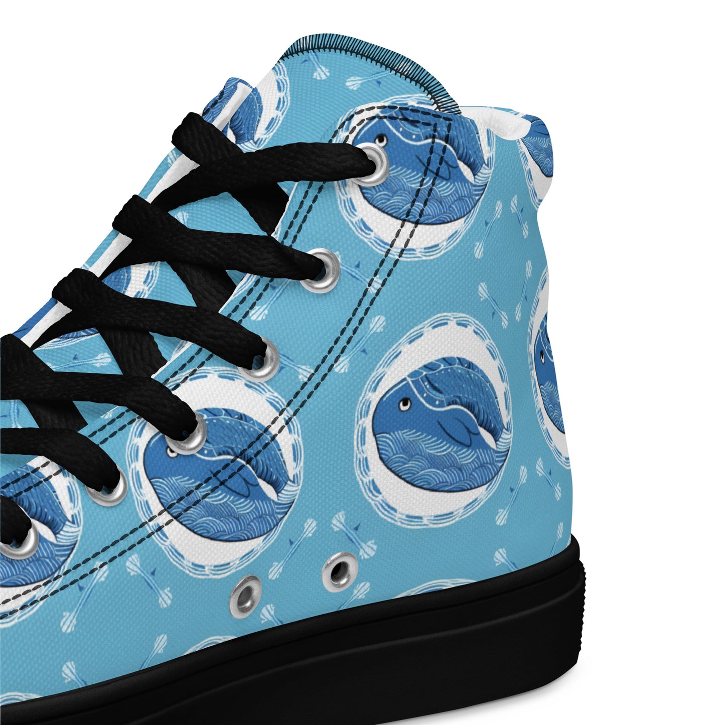 Women’s high top canvas shoes