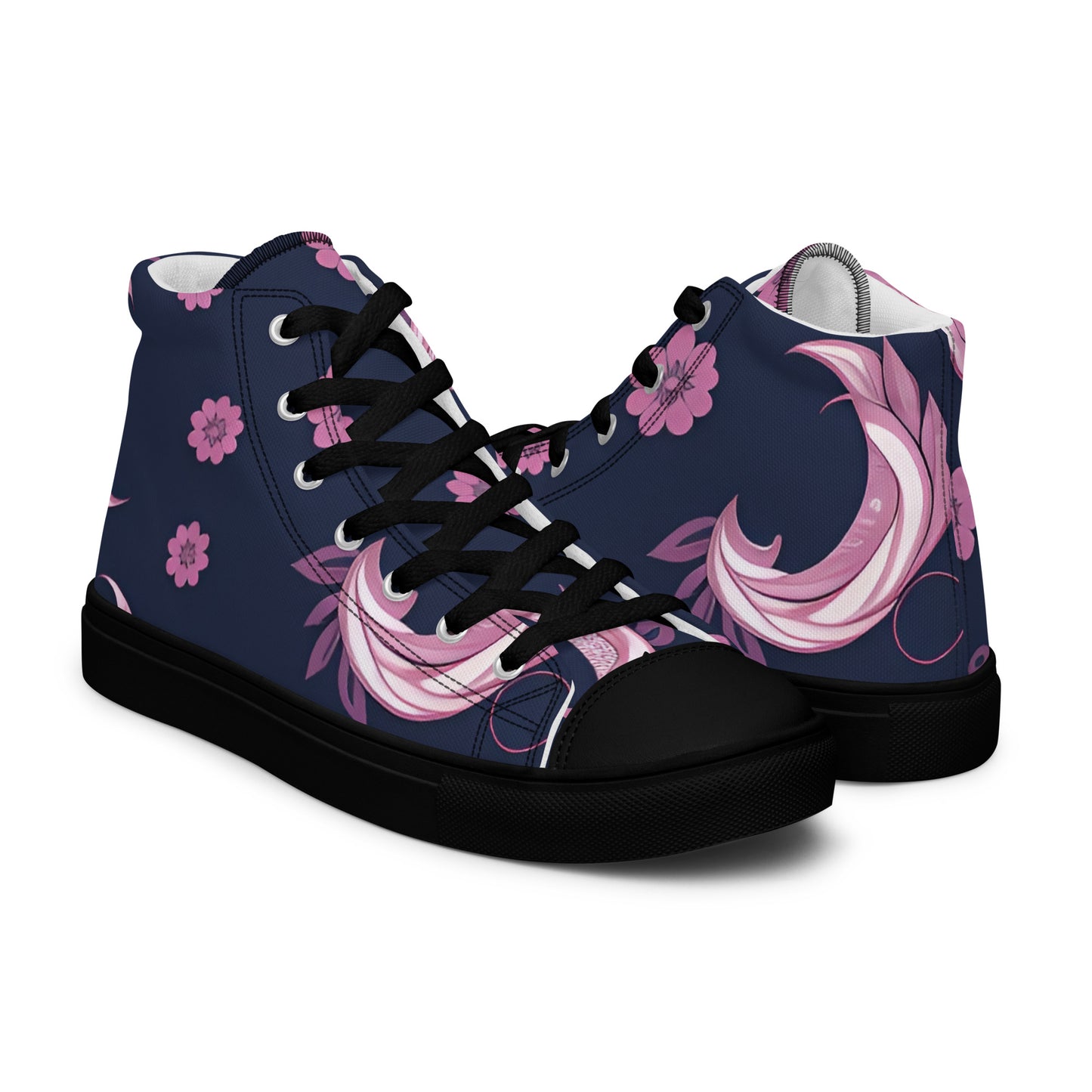 Women’s high top canvas shoes