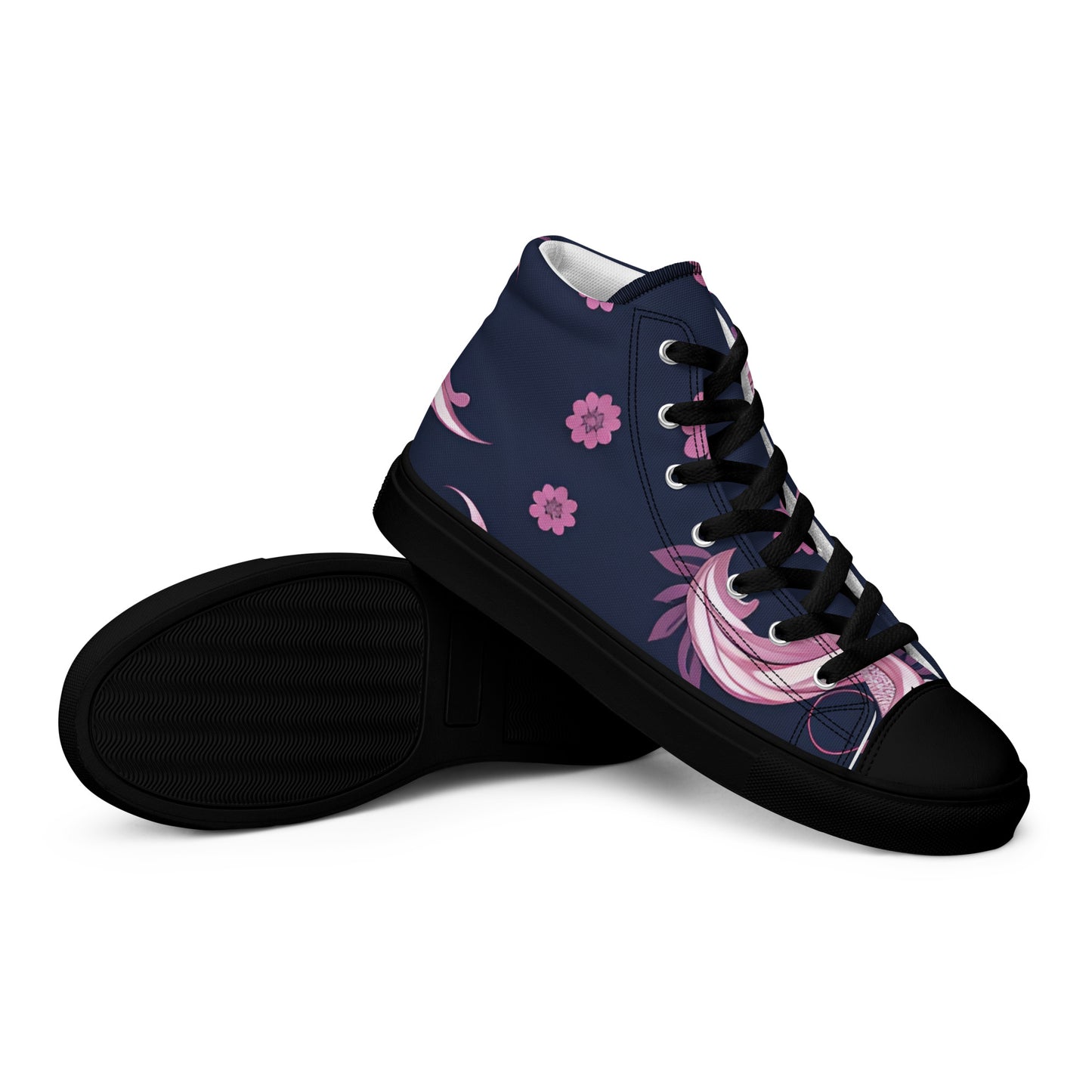 Women’s high top canvas shoes