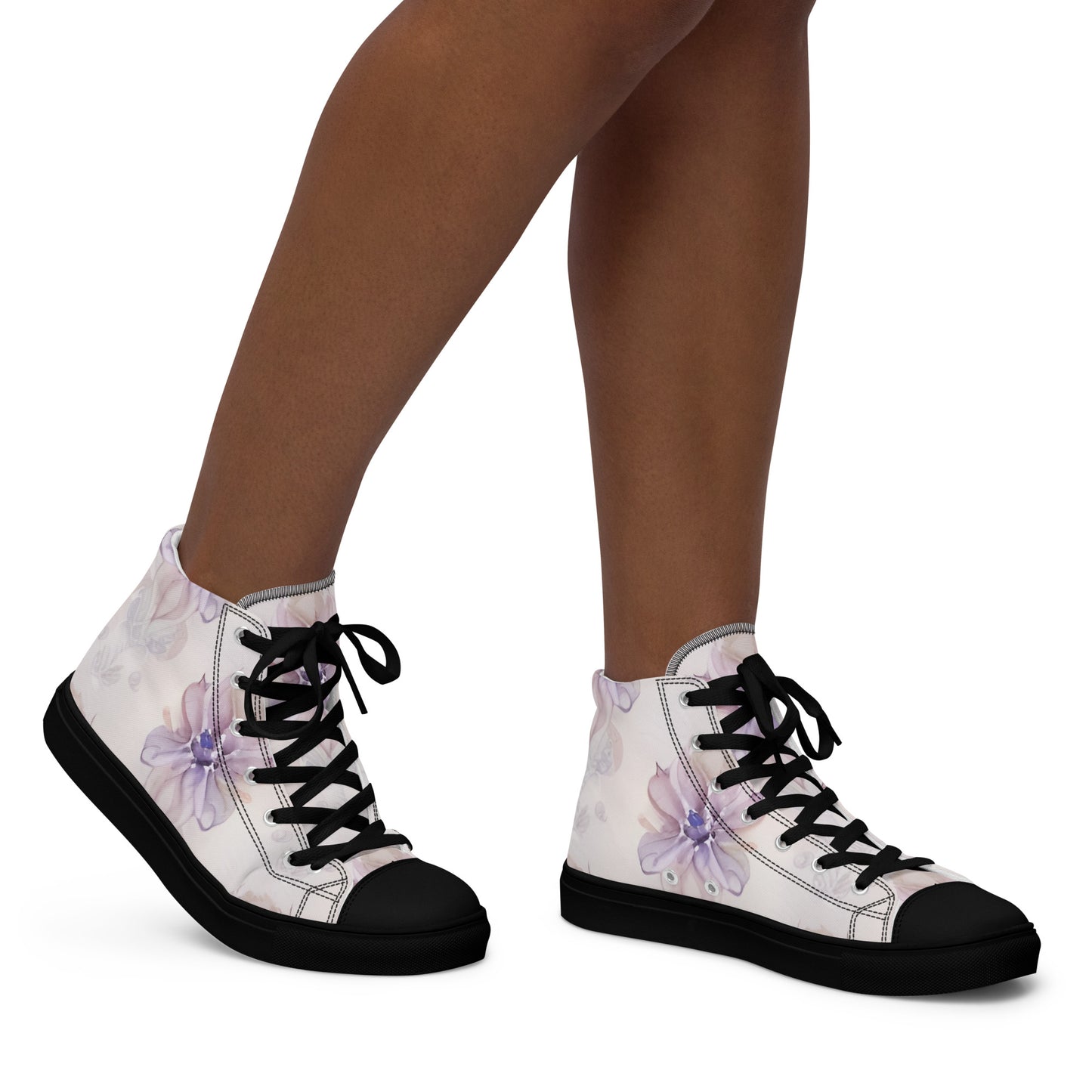 Women’s high top canvas shoes