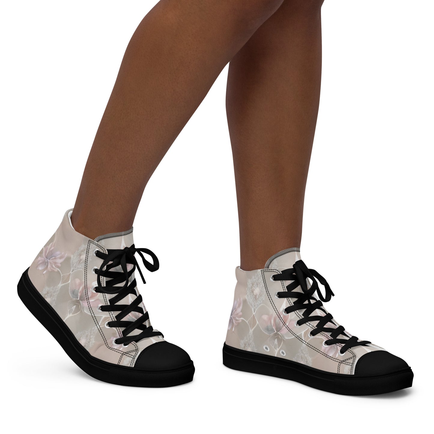 Women’s high top canvas shoes