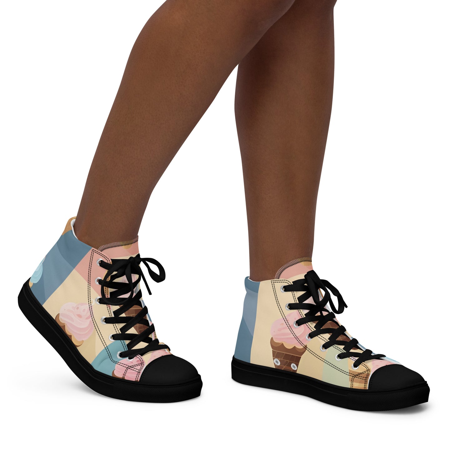 Women’s high top canvas shoes