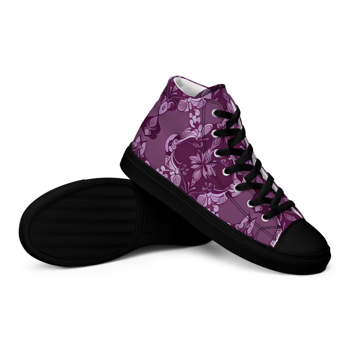 Women’s high top canvas shoes