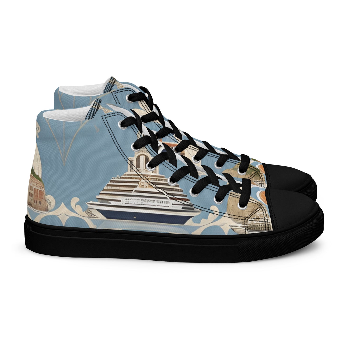 Women’s high top canvas shoes